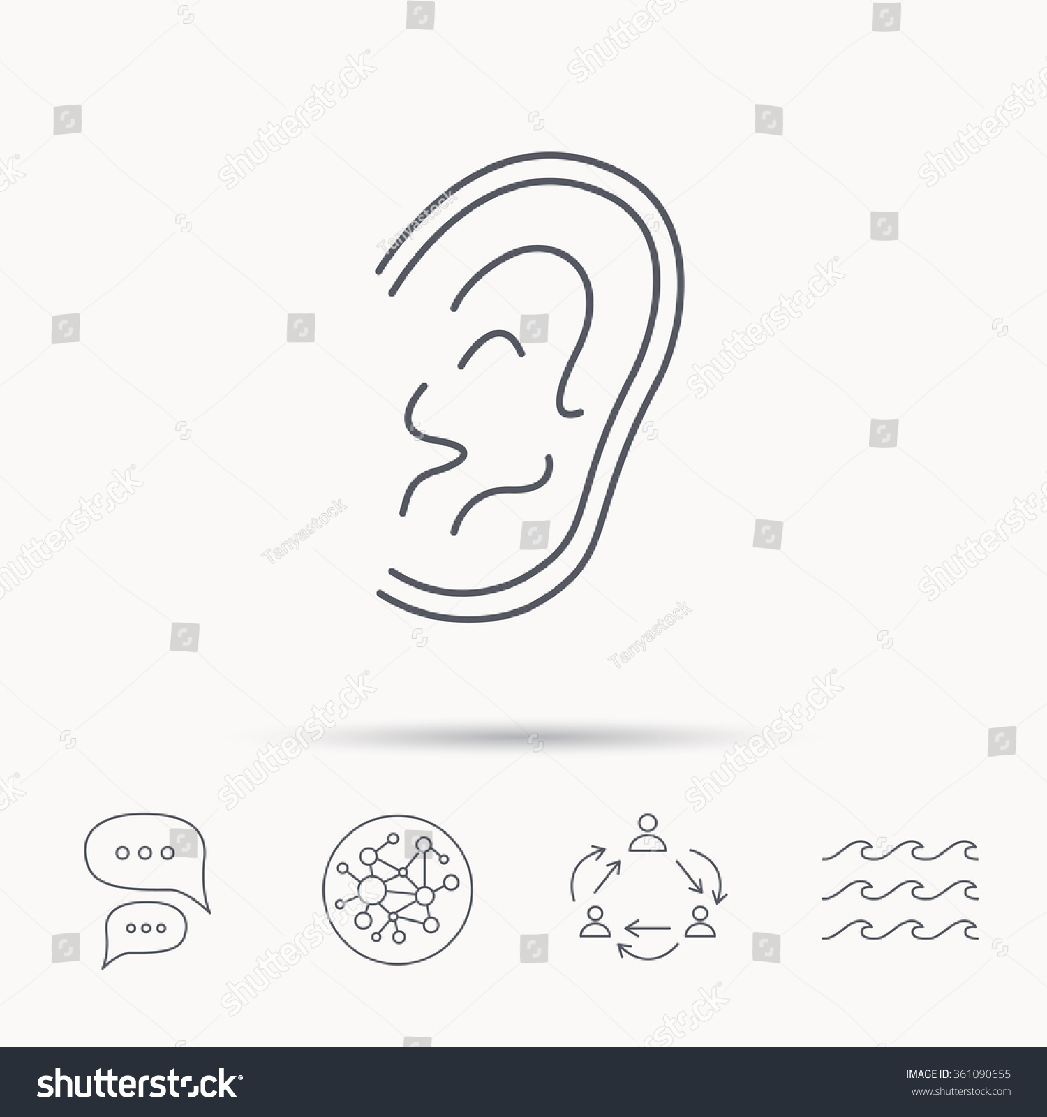We Hear It Icons, Logos, Symbols – ZJSHI