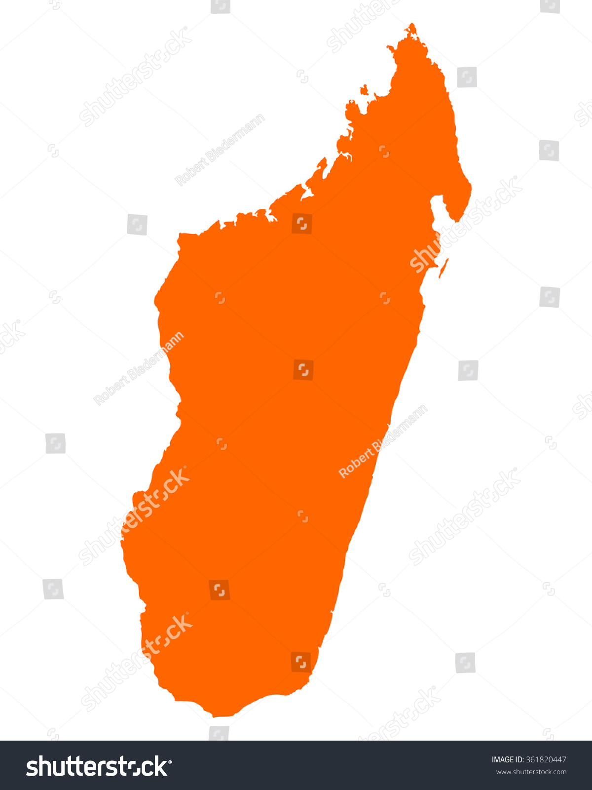 Map of Madagascar #361820447