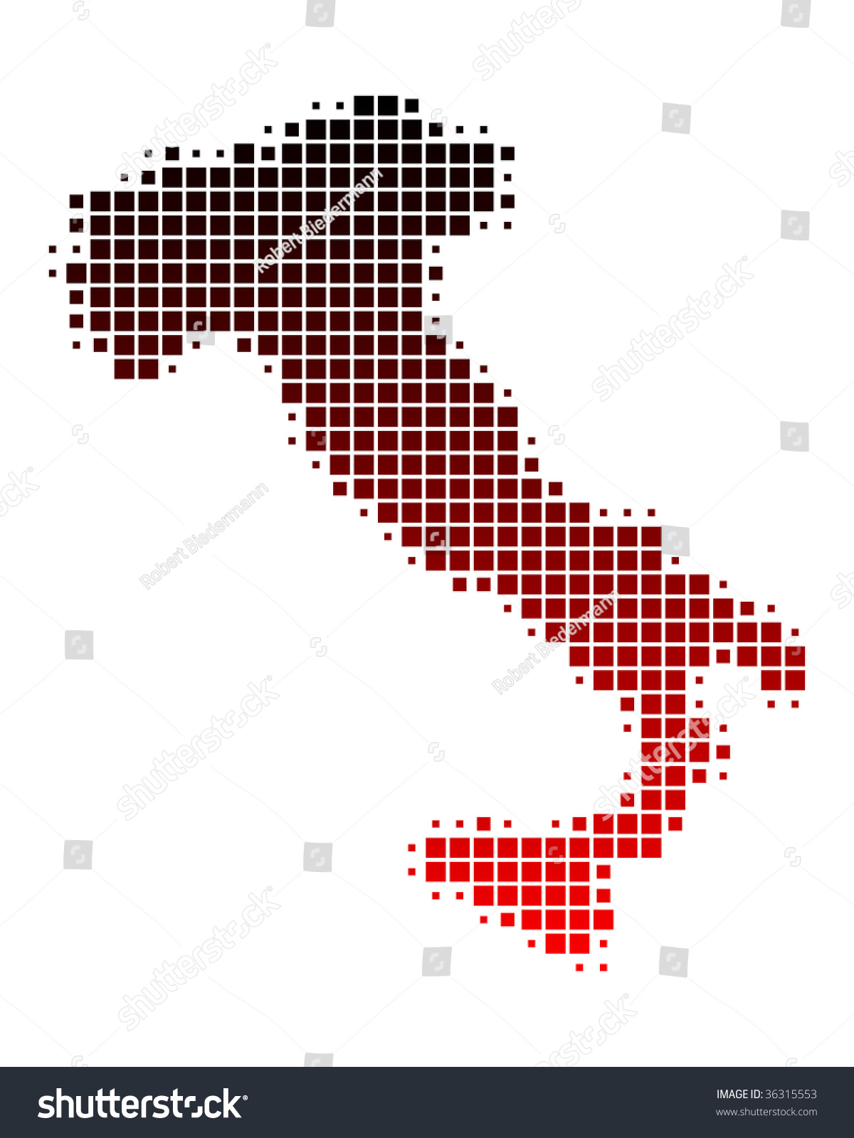 Map of Italy #36315553
