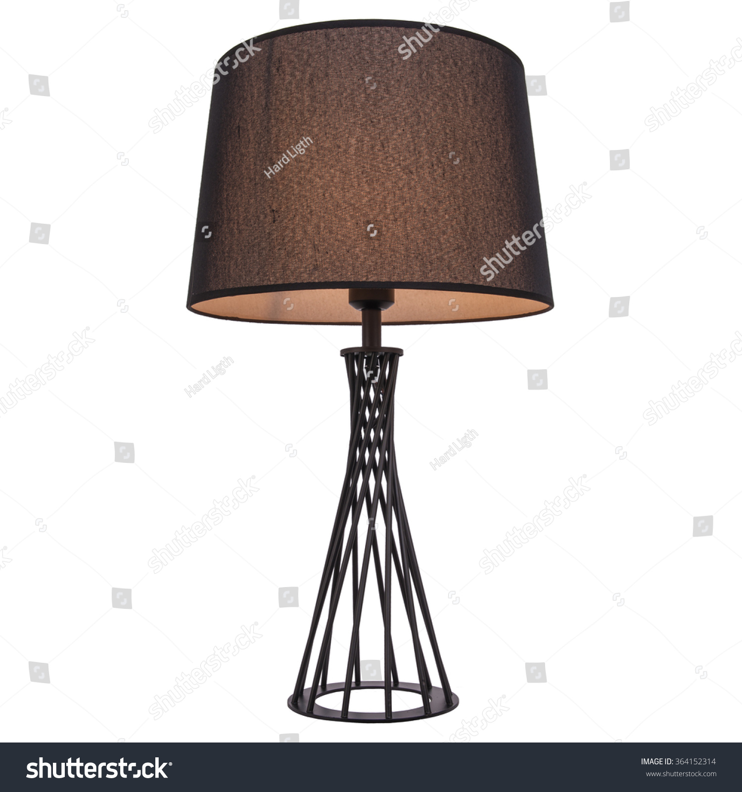 Table lamp isolated on white background #364152314