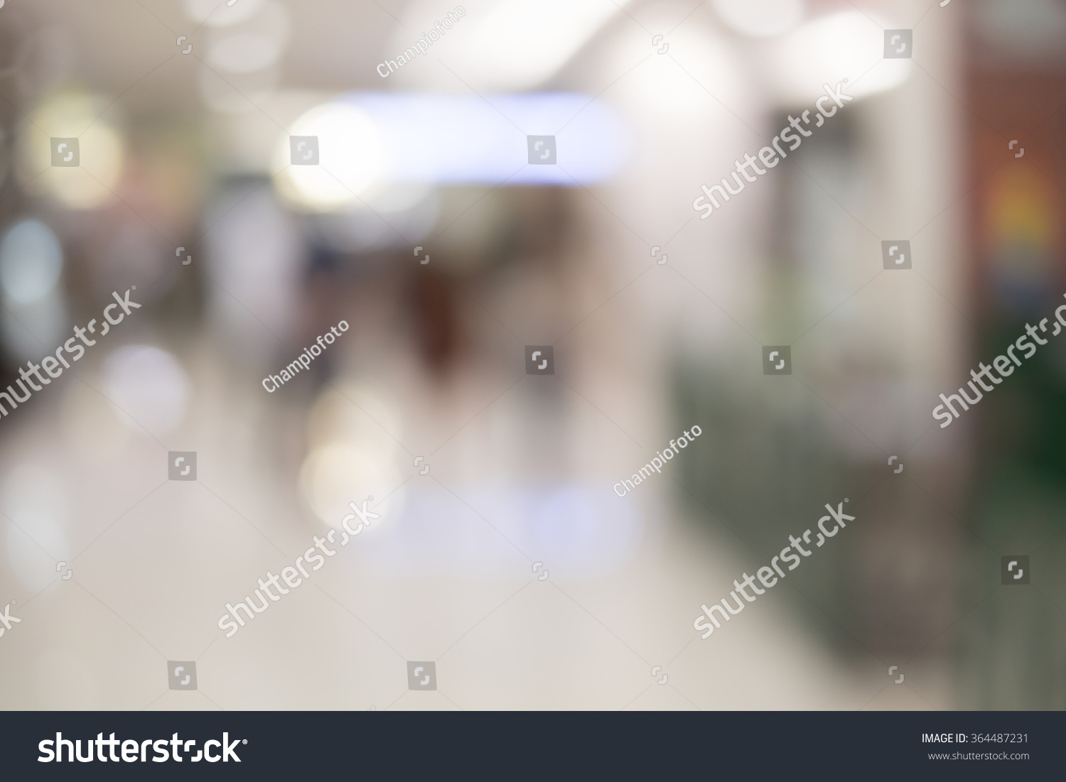 blurred image of shopping mall  #364487231