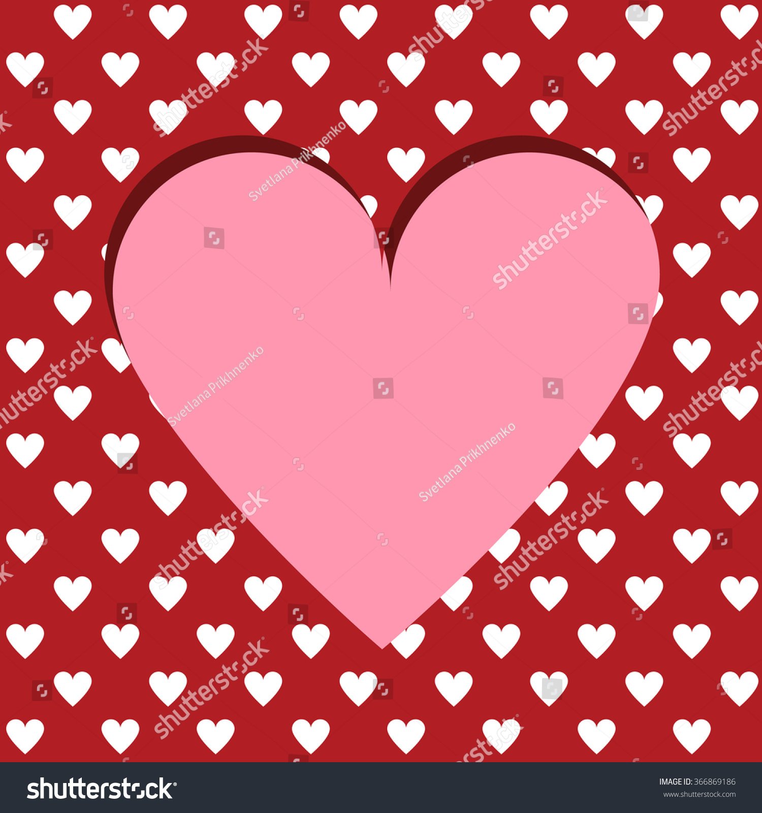 Paper background with pattern and cut out heart. - Royalty Free Stock ...