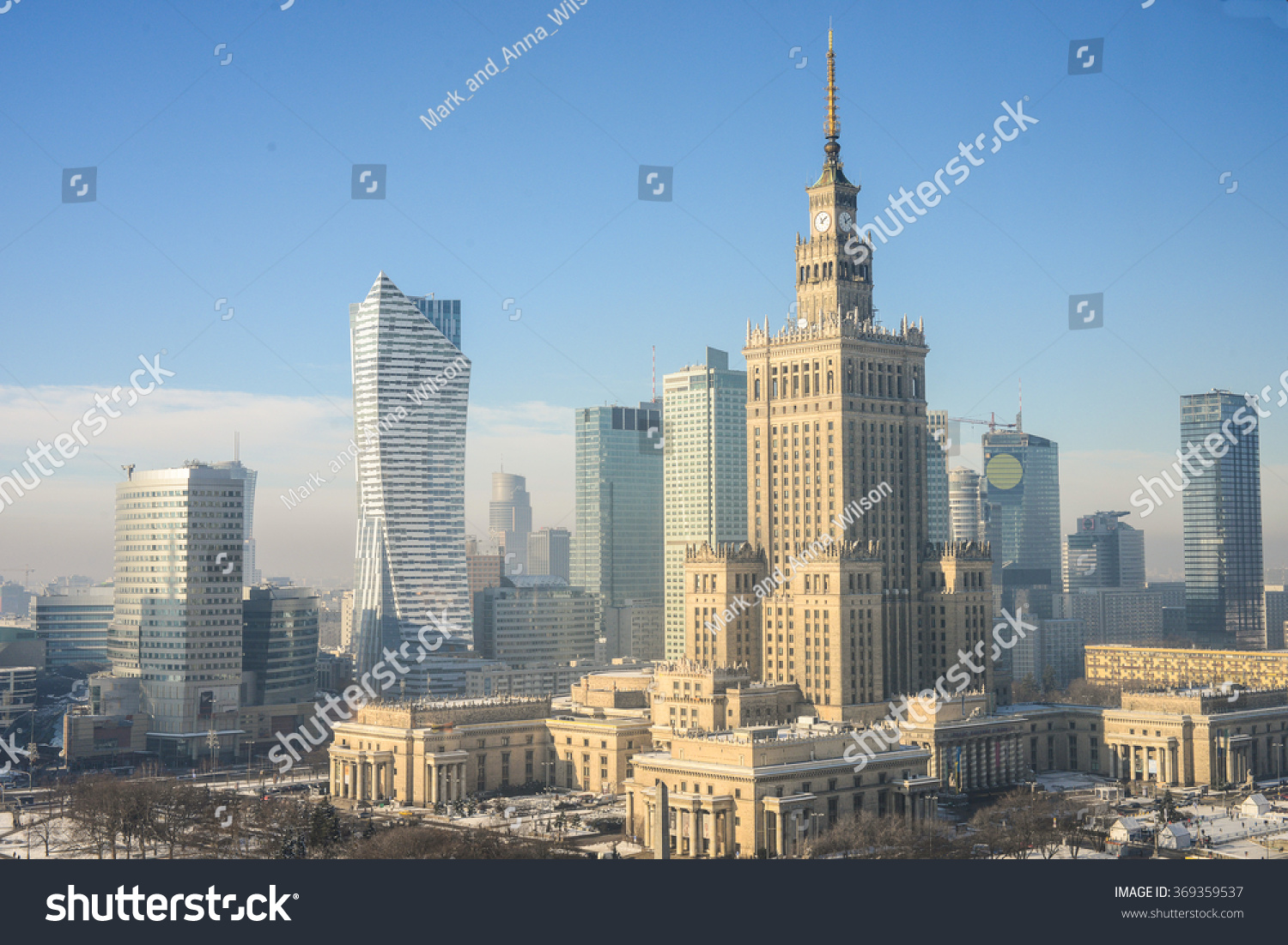 Warsaw skyline, Poland #369359537
