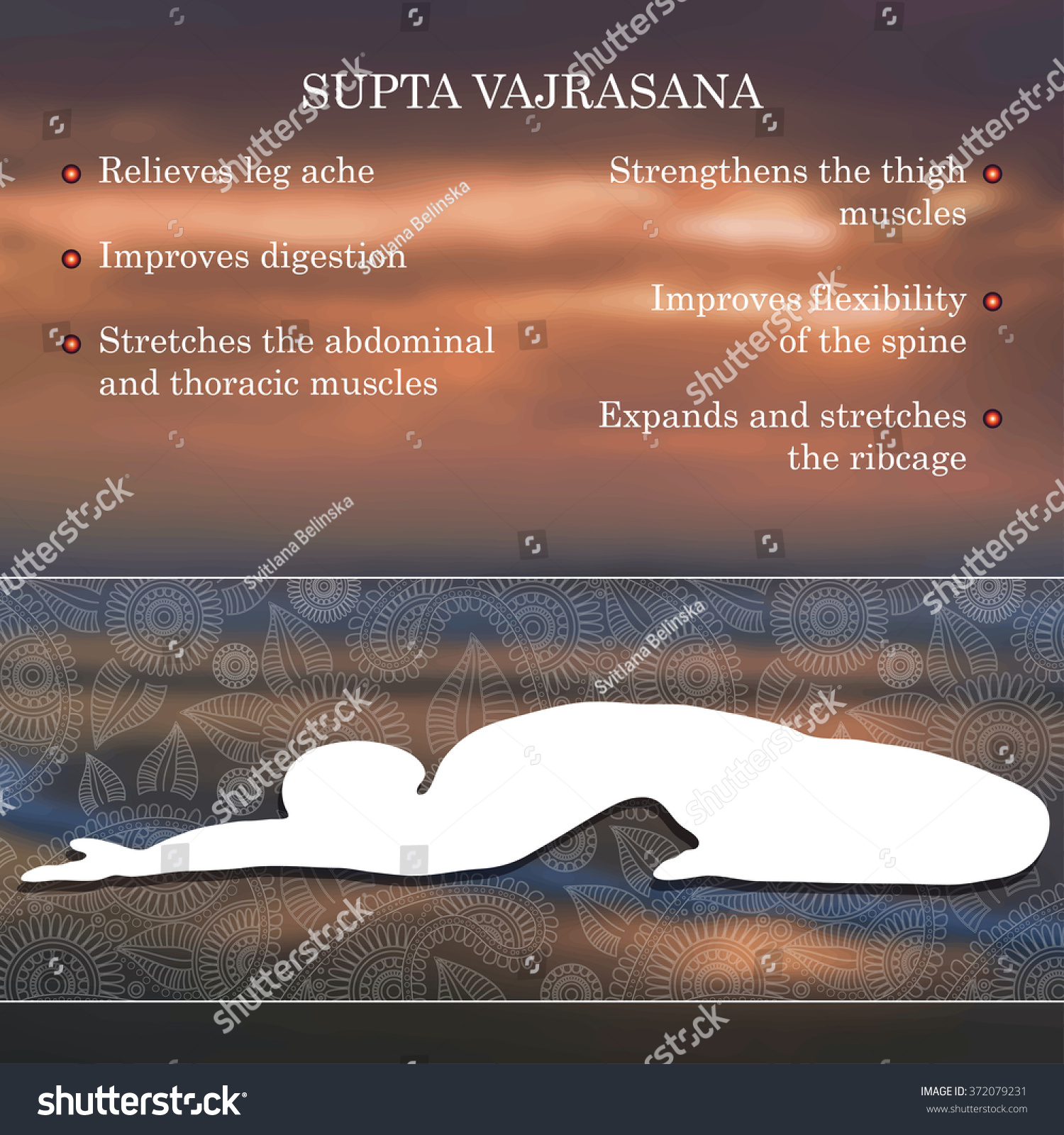 Yoga Pose Infographics, Benefits Of Practice - Royalty Free Stock ...