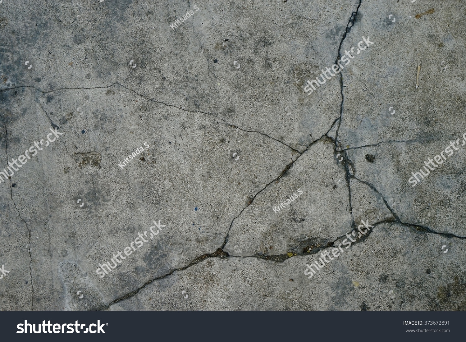 broken concrete #373672891