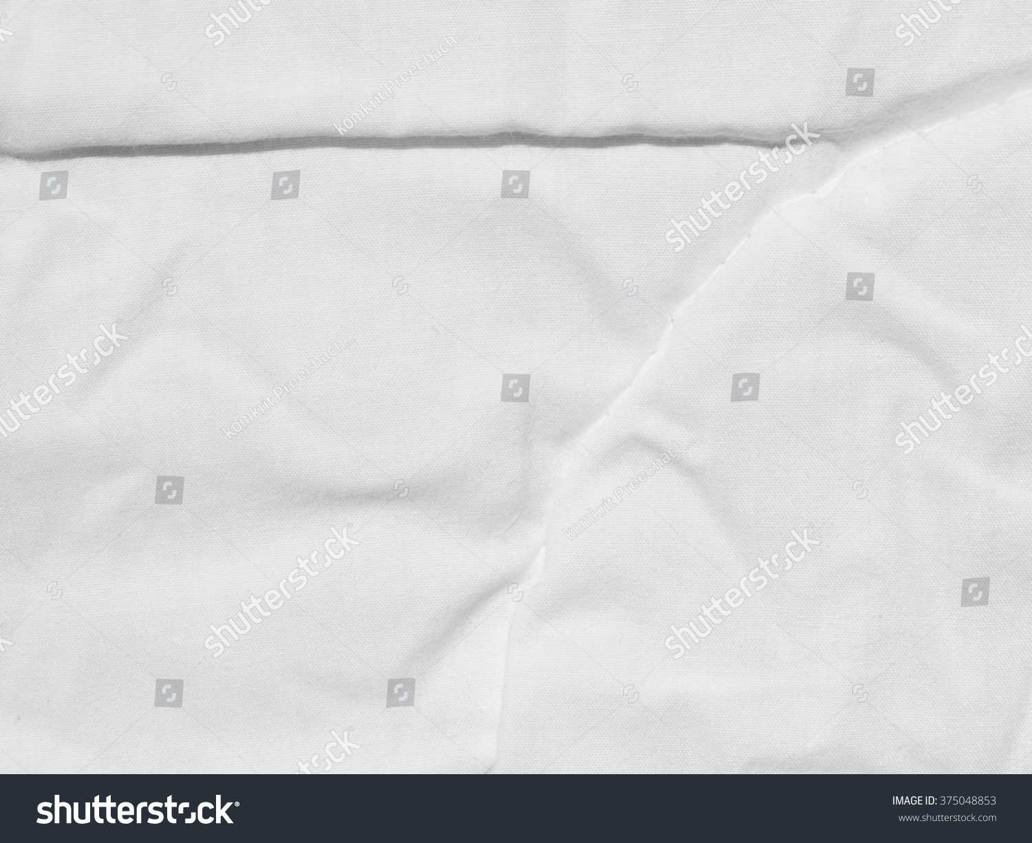 white fabric cloth bedsheet texture #375048853