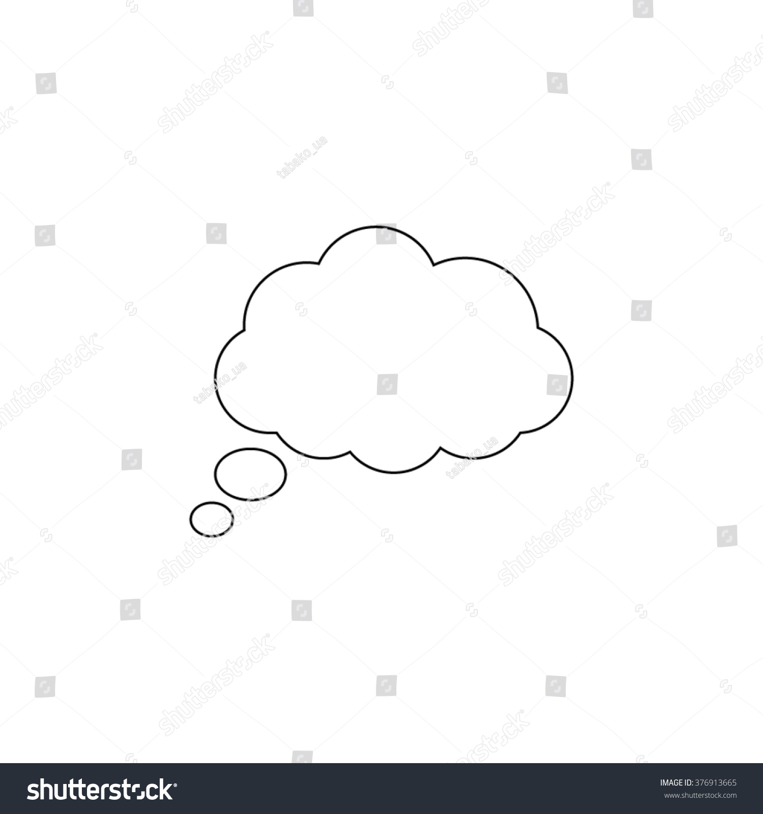cloud  - vector icon #376913665