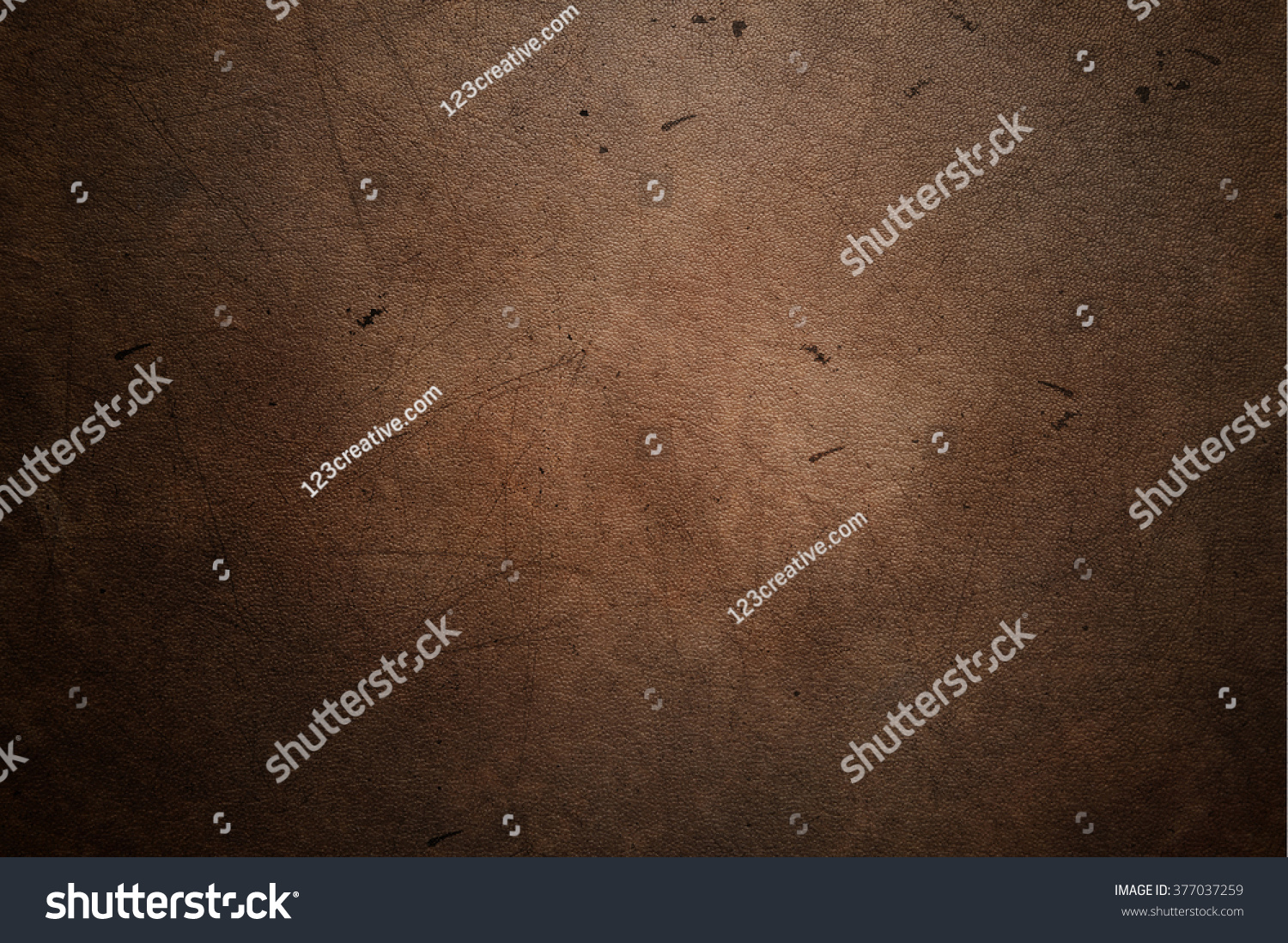 Worn leather with stains texture background #377037259