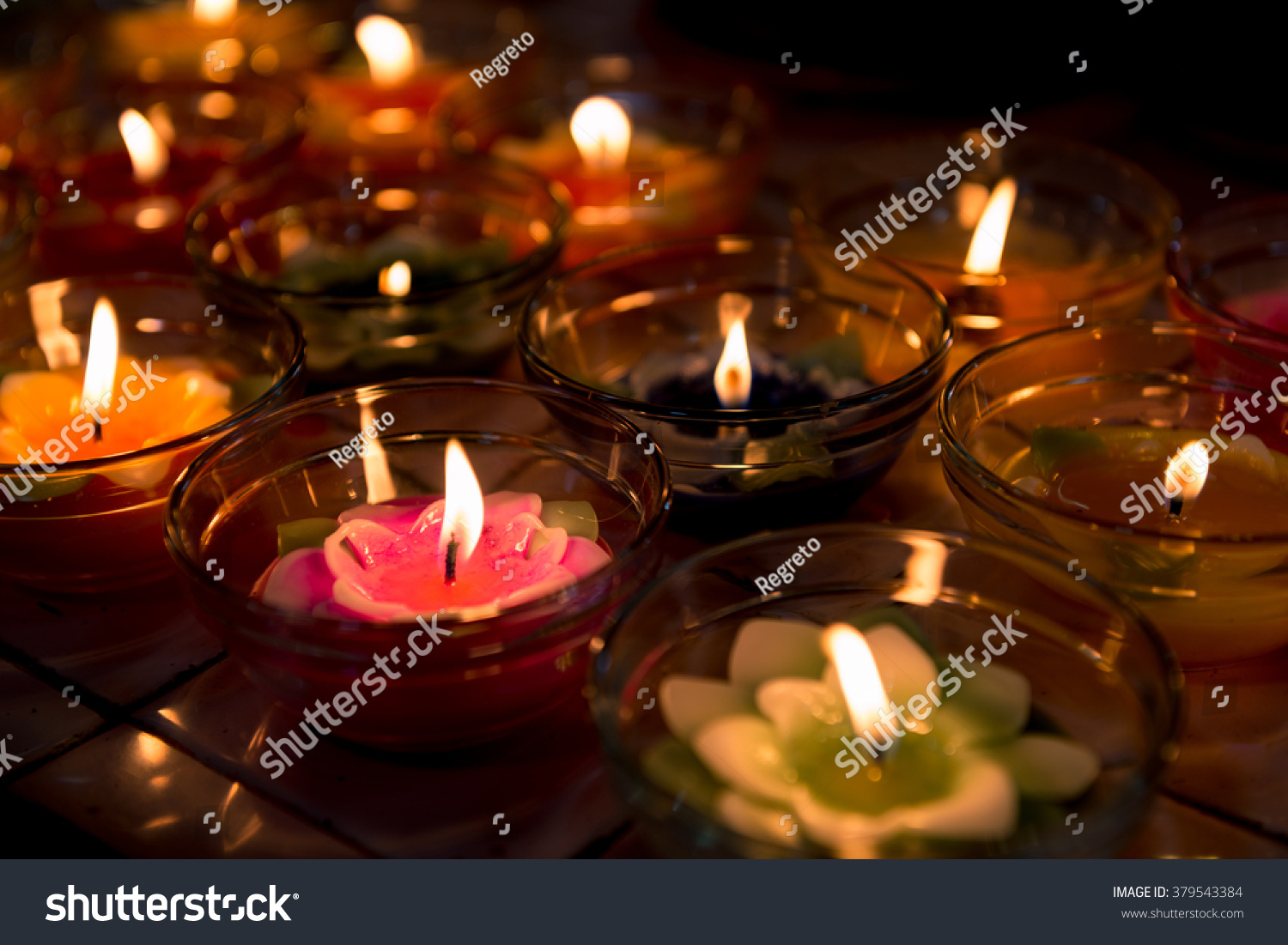 candle light flower candle colorful #379543384