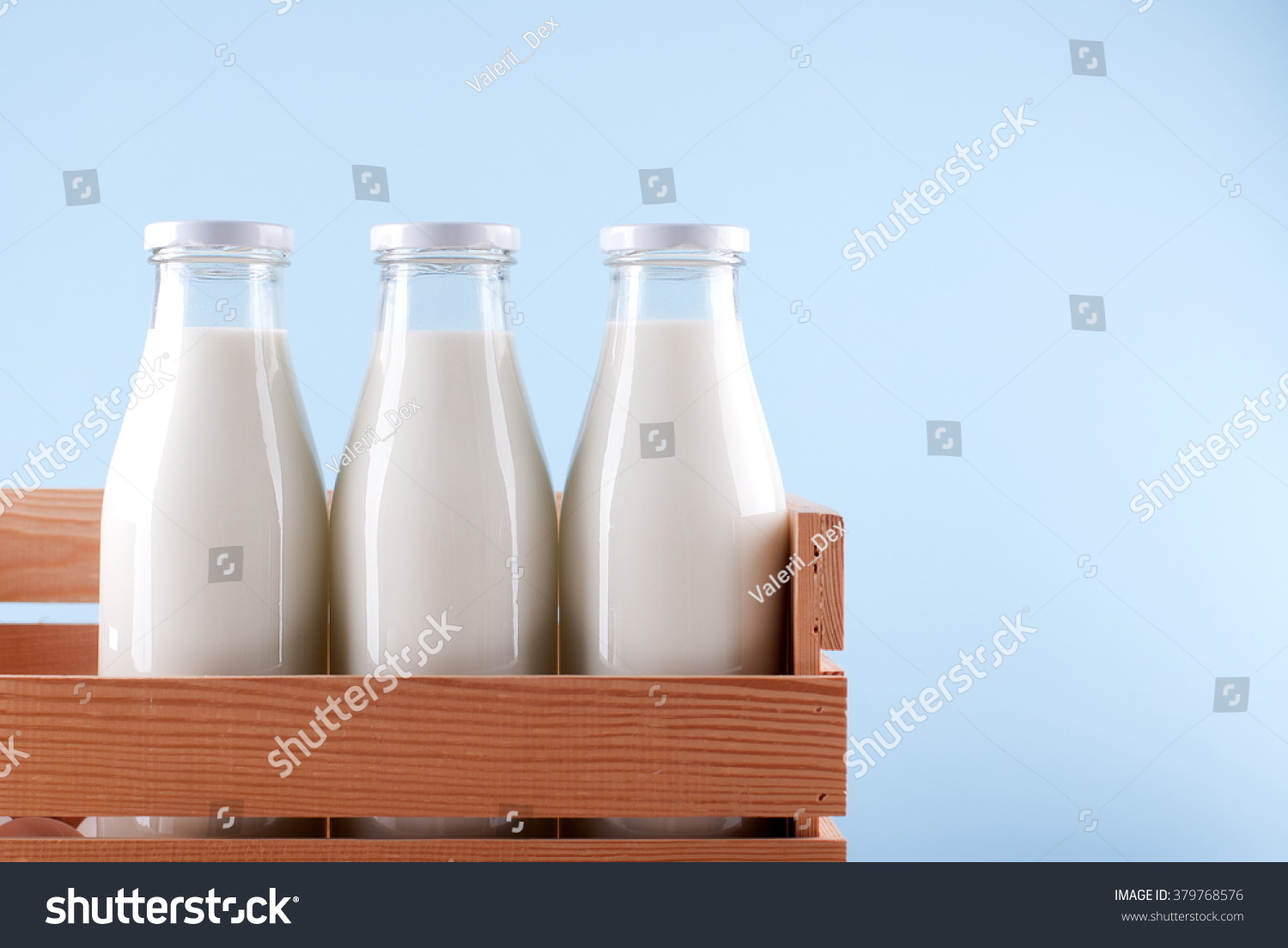 milk bottle in the box #379768576