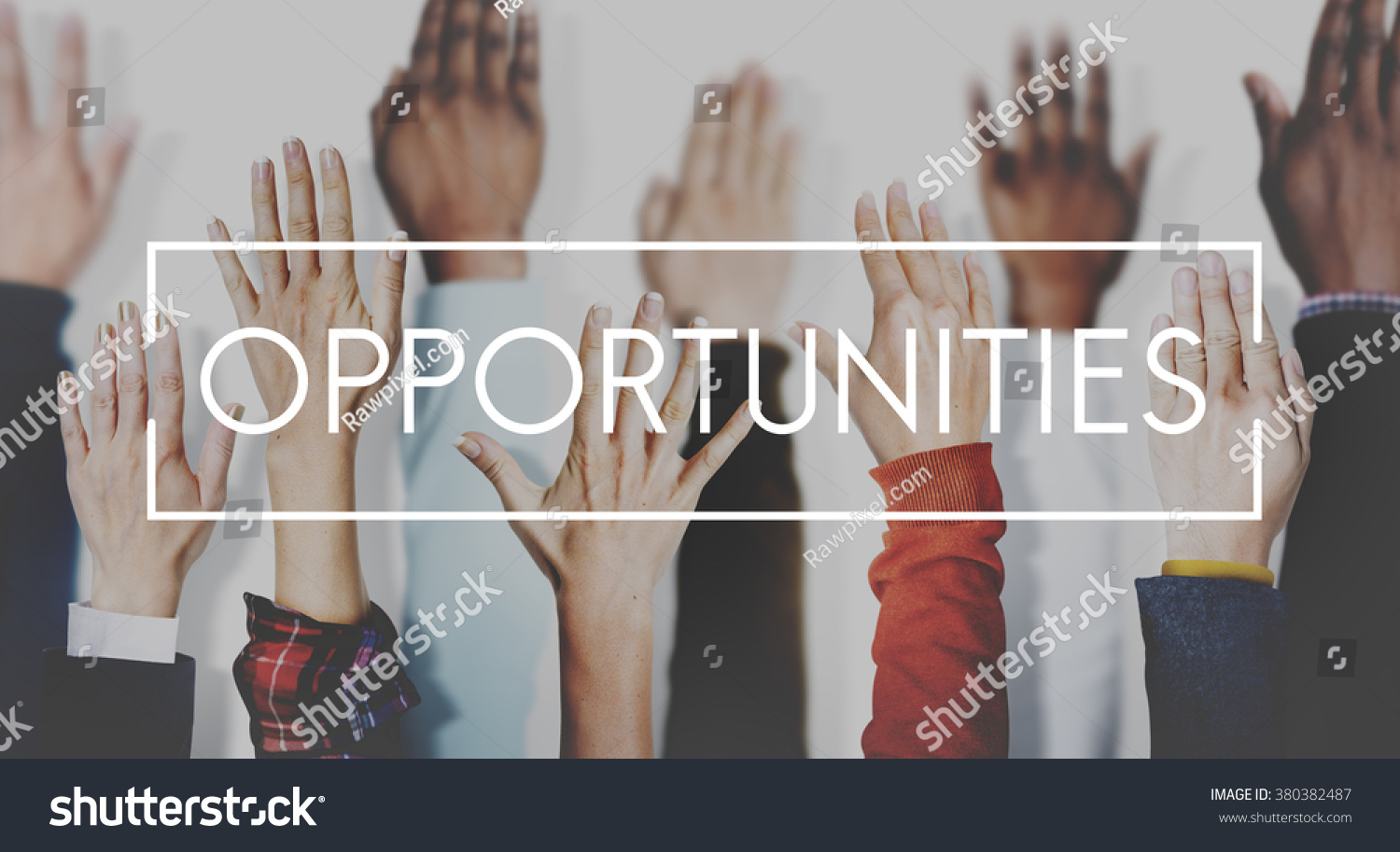 Opportunities Career Achievement Success Concept #380382487