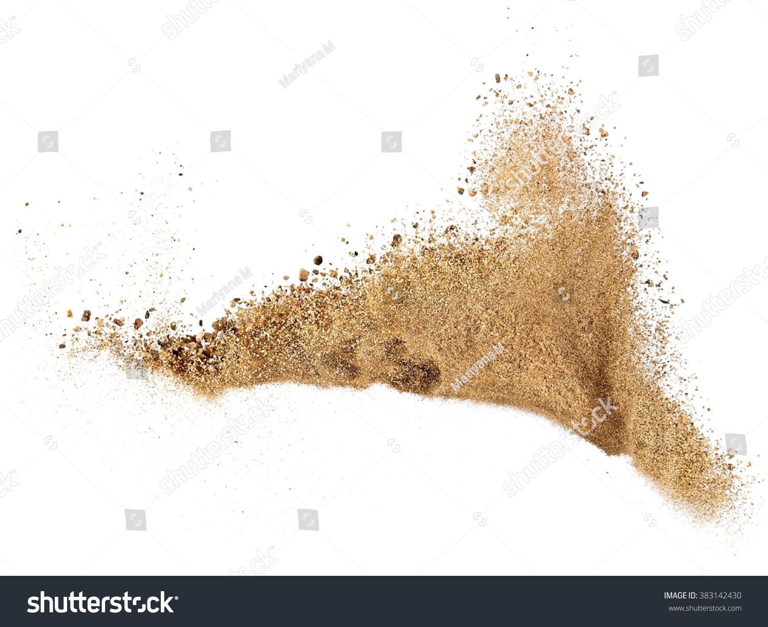 River sand explosion #383142430
