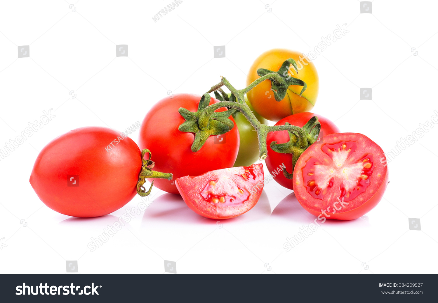 tomato on white background #384209527