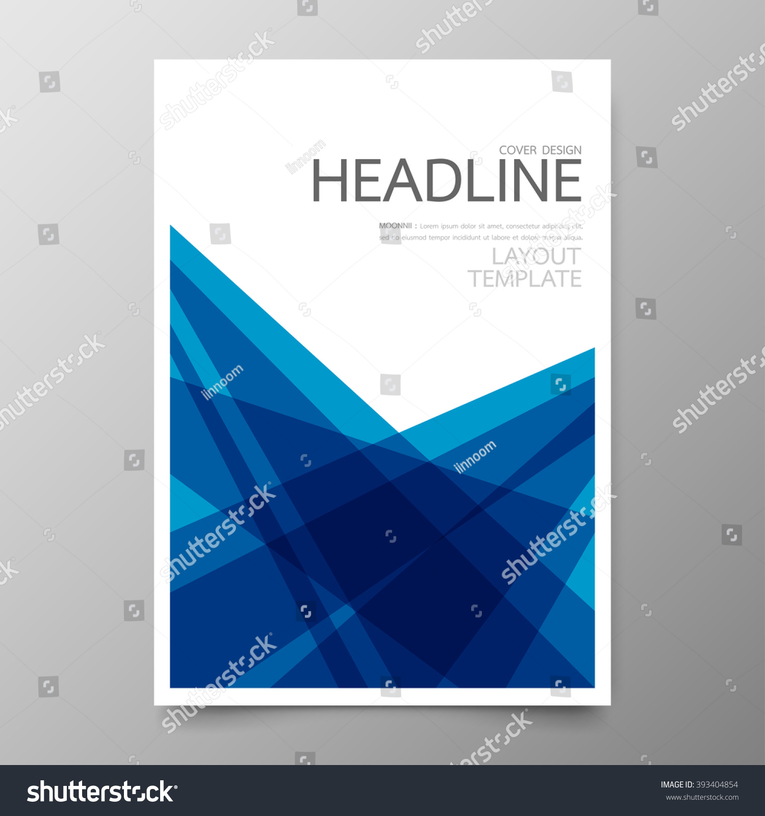 Business Annual Report Cover Template Design Royalty Free Stock Vector 393404854 2861