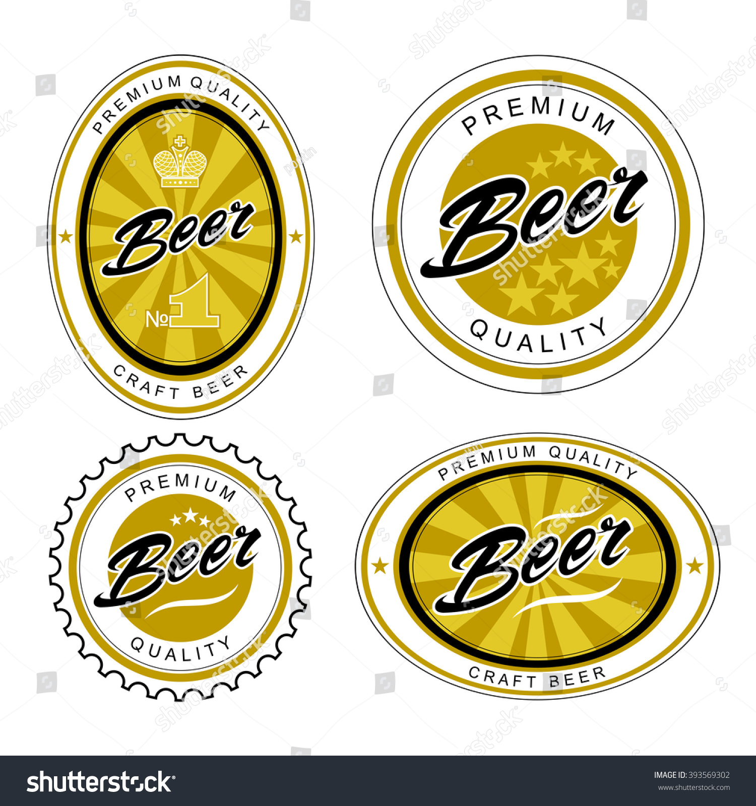 Set Beer Labels #393569302