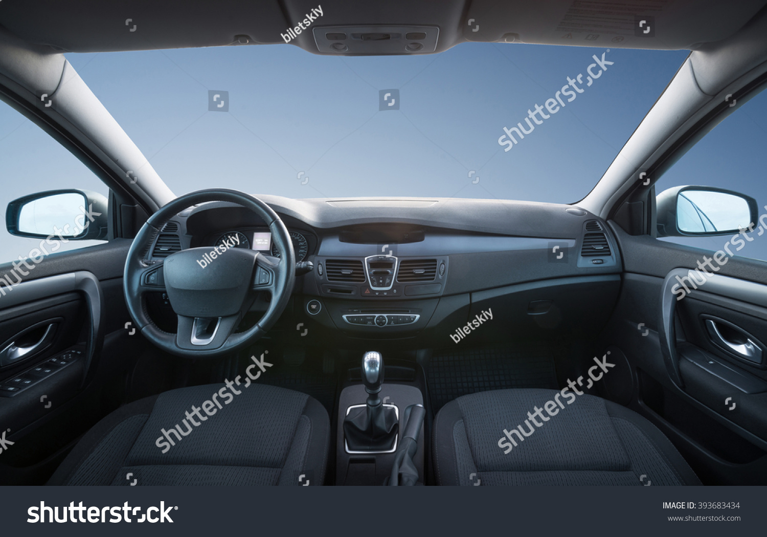 Car inside composition. Concept and idea
 #393683434
