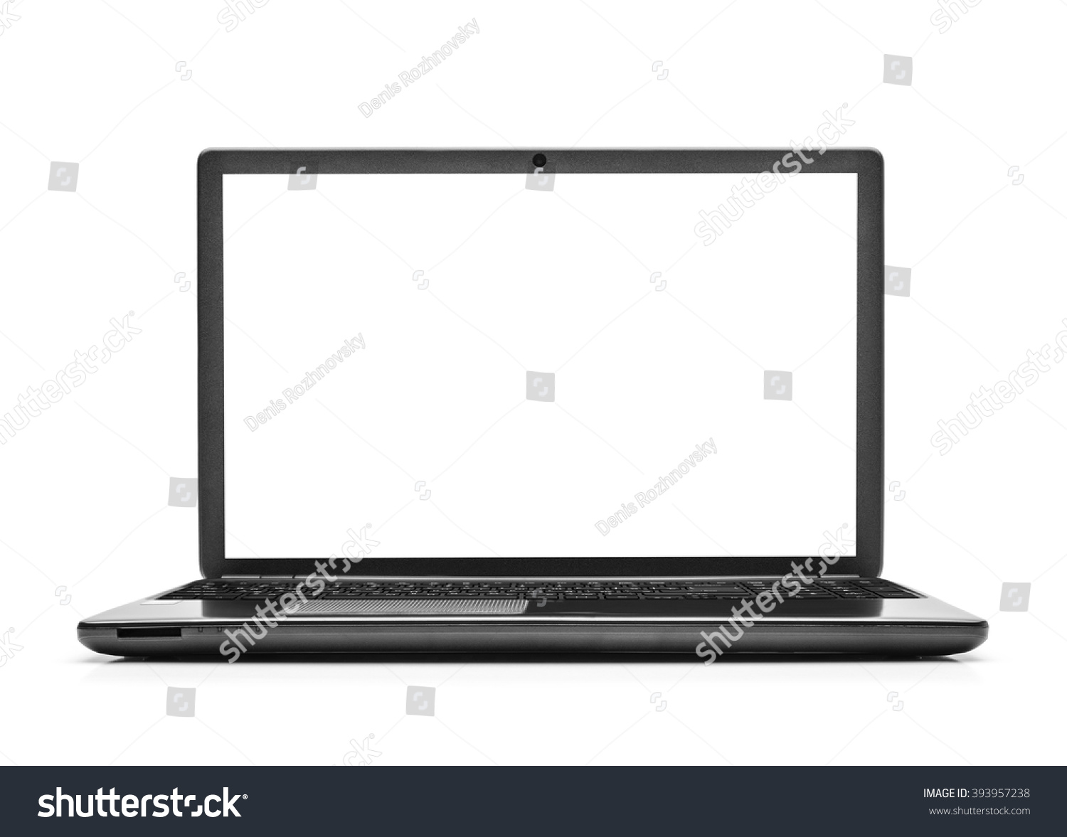 Laptop isolated on white background with clipping path. #393957238