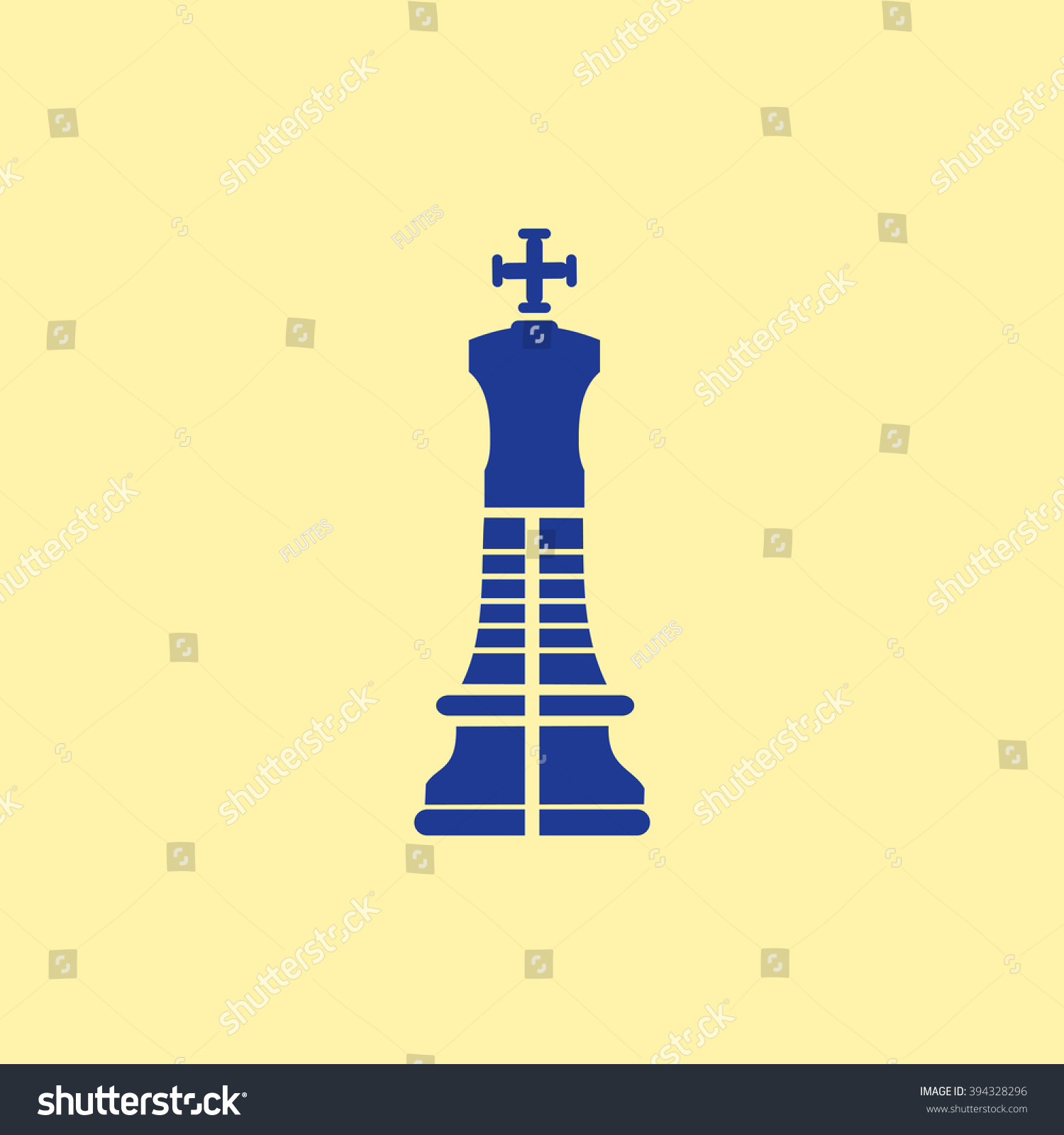 Chess King Icon. #394328296