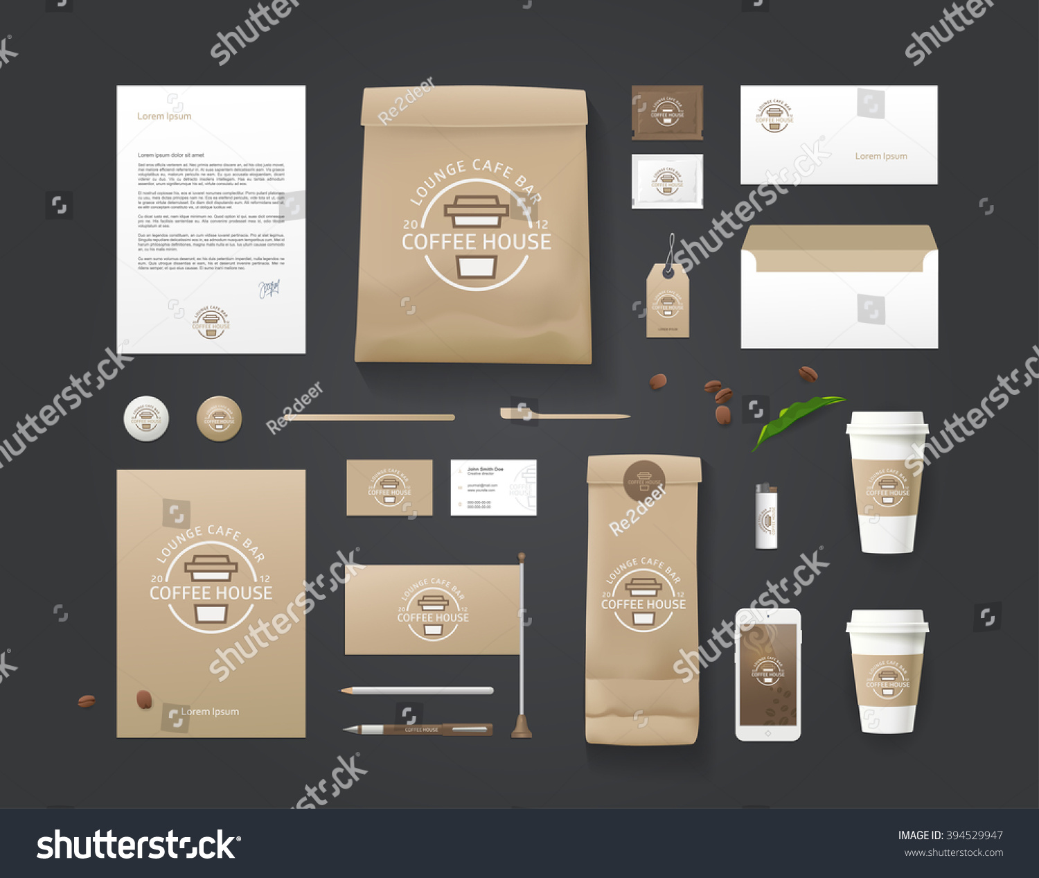 Download Corporate Identity Template Business Set For Royalty Free Stock Vector 394529947 Avopix Com