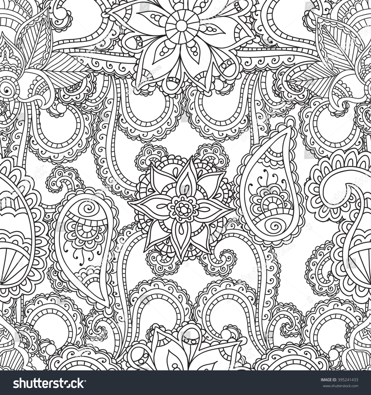 coloring pages for adults seanless patternhenna mehndi doodles abstract floral paisley design elements - Royalty Free Coloring Pages coloring pages for adults seanless patternhenna mehndi doodles abstract floral paisley design elements - Royalty Free Coloring Pages