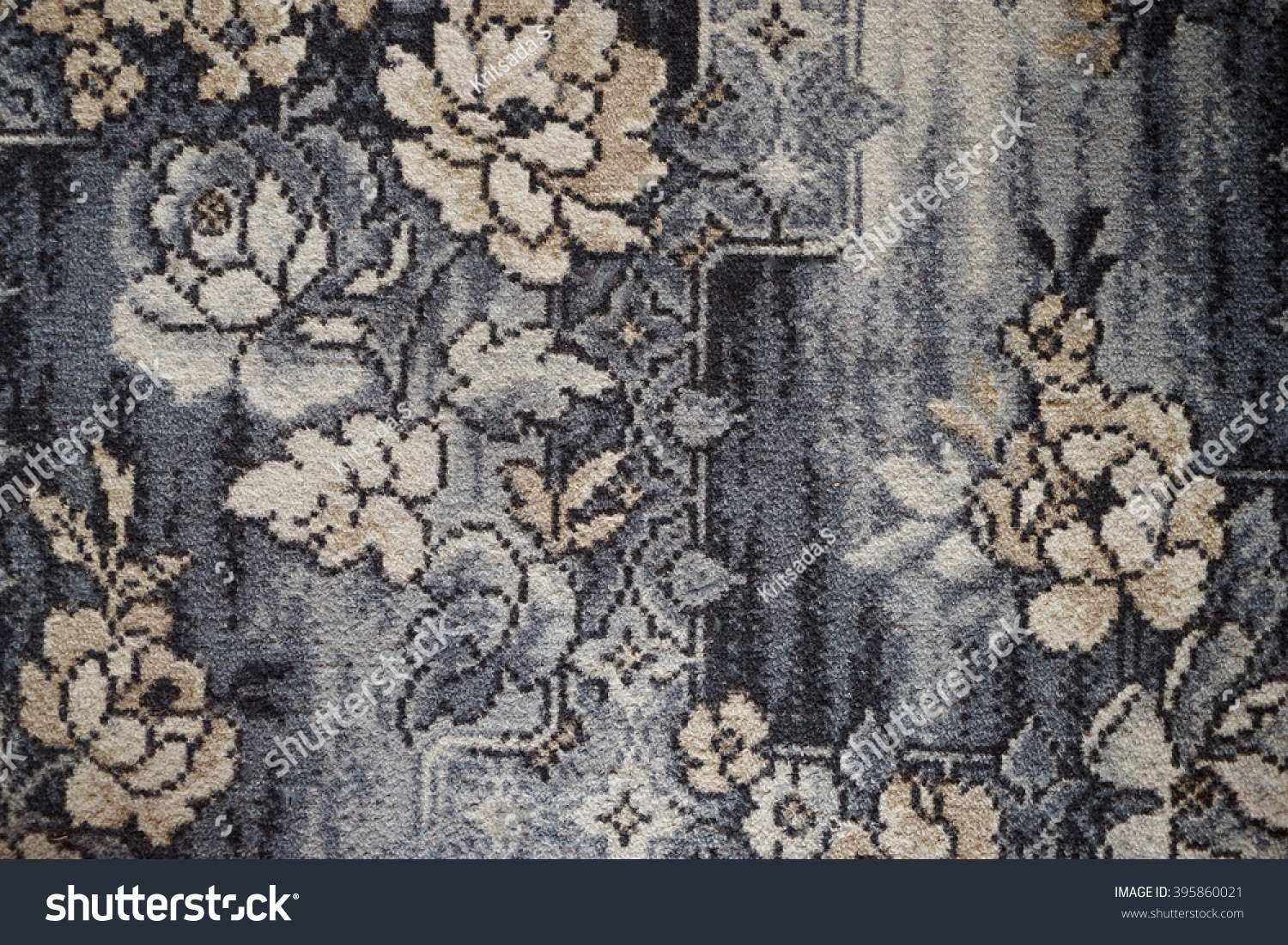 black flower carpet texture #395860021