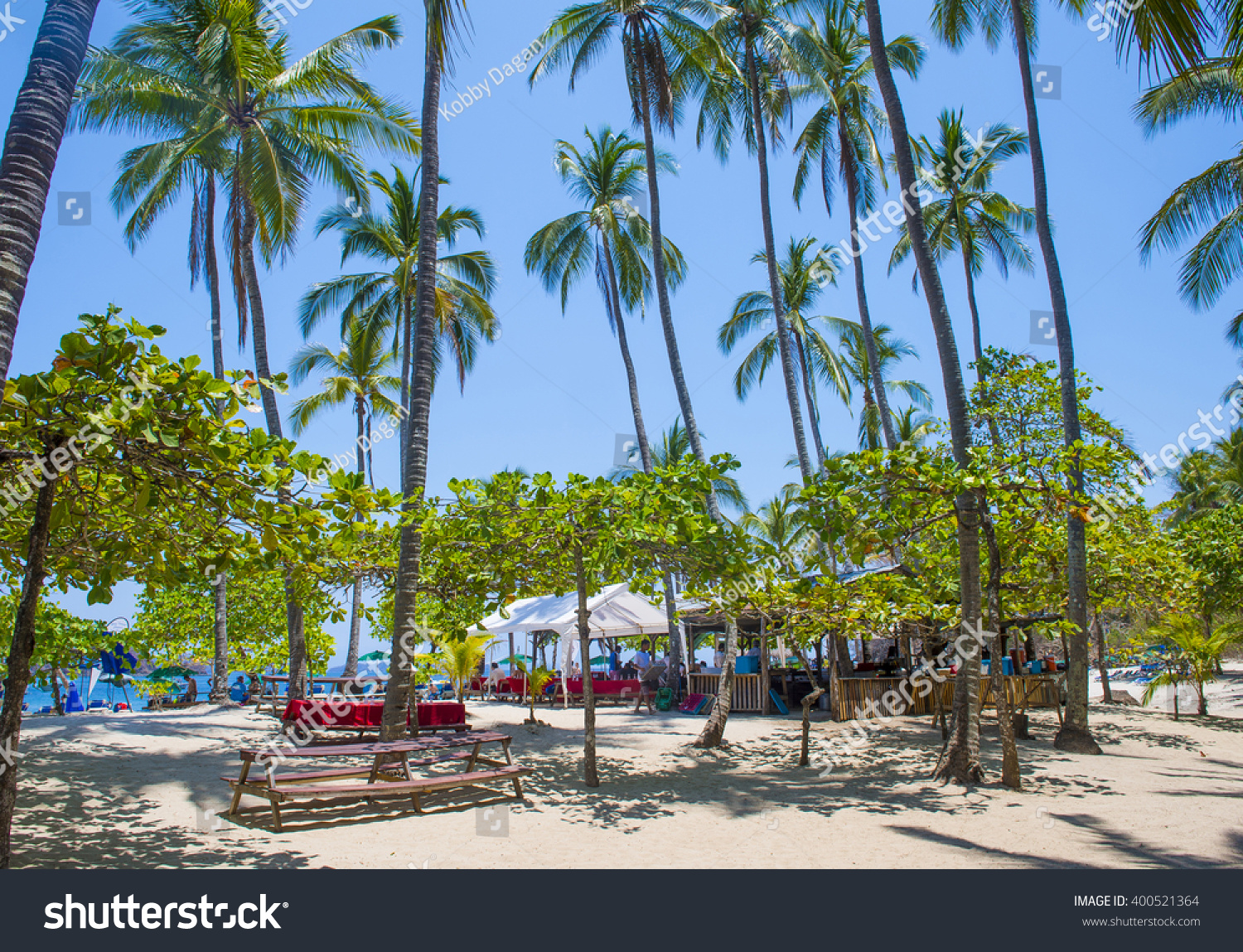 Tropical beach in Tortuga island , Costa Rica - Royalty Free Stock ...