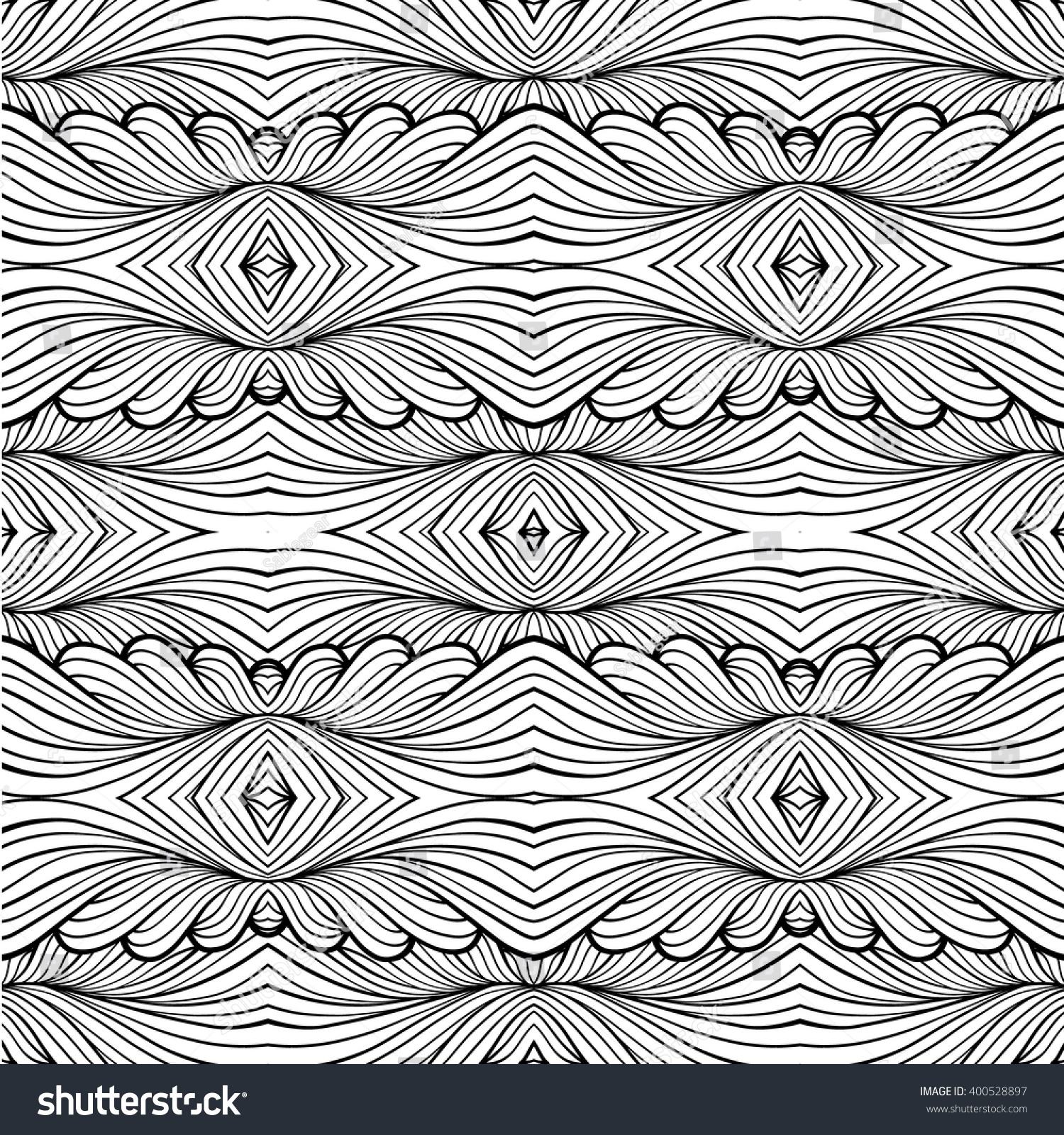 Vector Black And White Decorative Elements Royalty Free Stock Vector