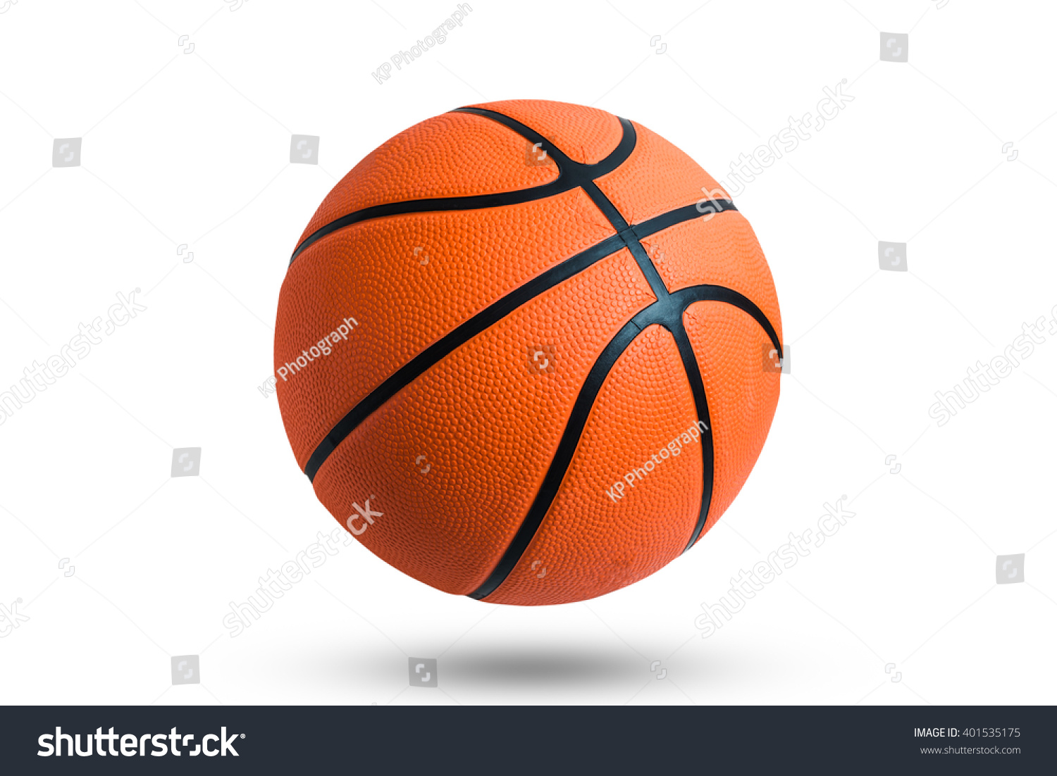 Basketball ball over white background.  #401535175