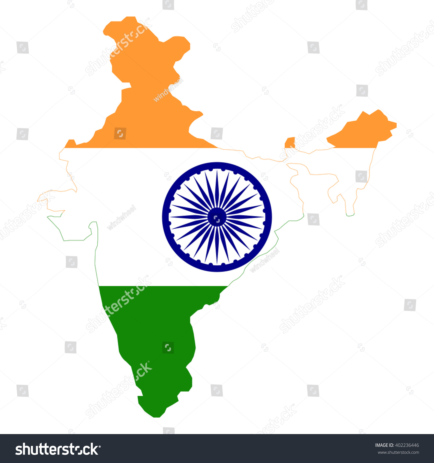 Concept map of India, vector design Illustration - Royalty Free Stock ...