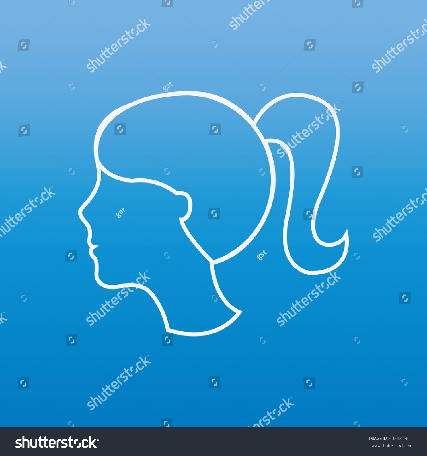 woman silhouette design  #402431341