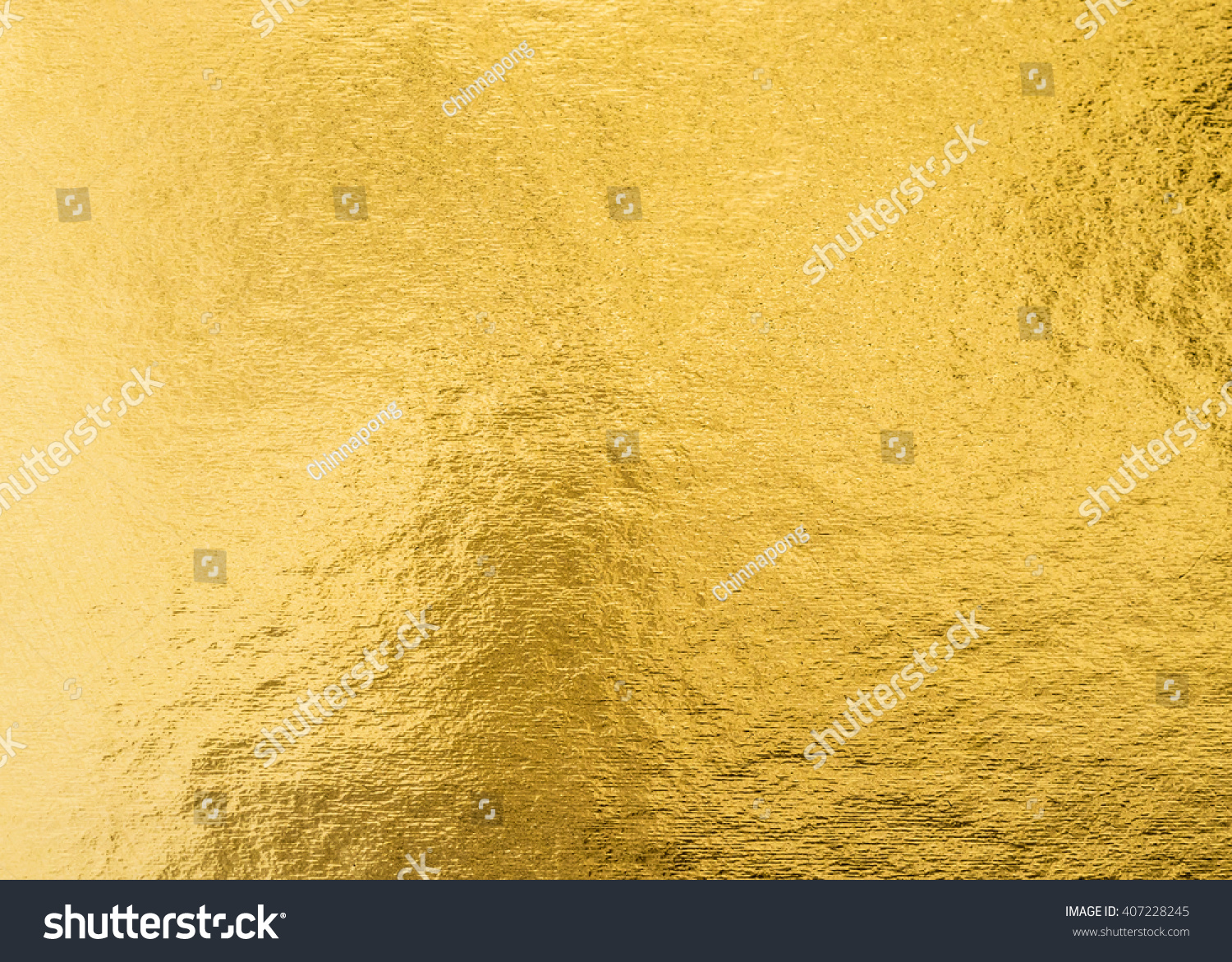 Gold foil leaf shiny wrapping paper texture background for wall paper decoration element #407228245