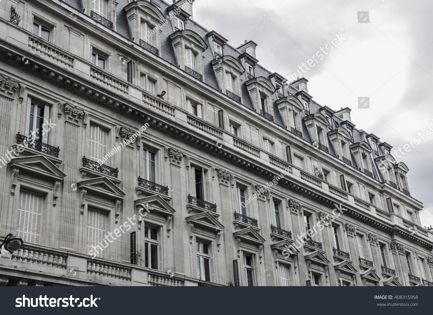 Immeuble Haussmannien Haussmann Building Royalty Free Stock Photo Avopix Com