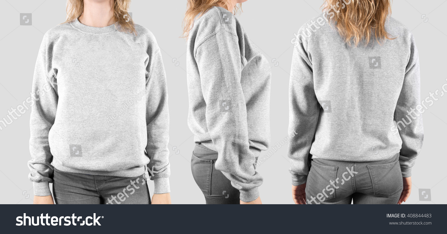 Download Blank Sweatshirt Mock Up Front Back And Royalty Free Stock Photo 408844483 Avopix Com