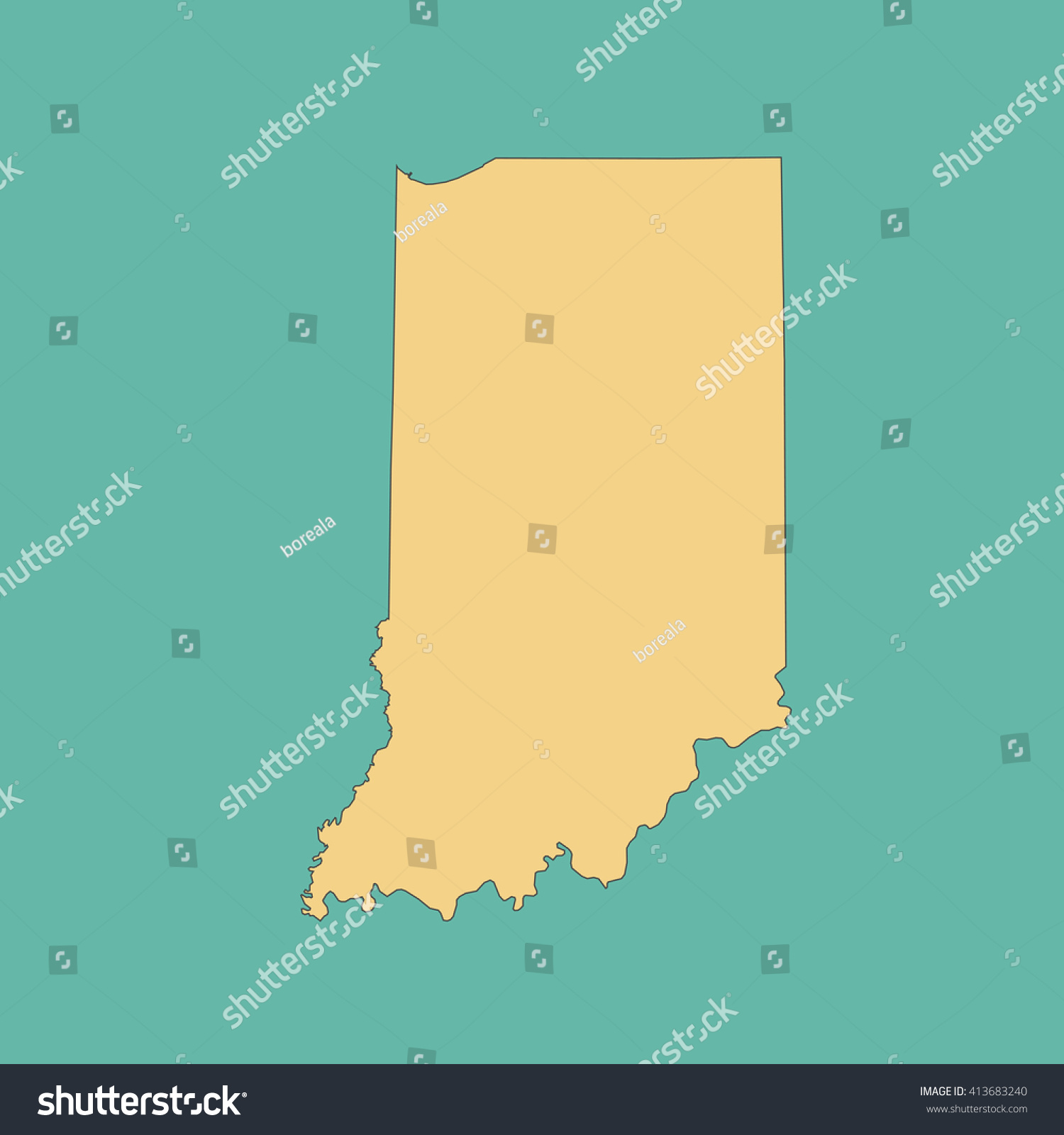 map-of-indiana-royalty-free-stock-vector-413683240-avopix