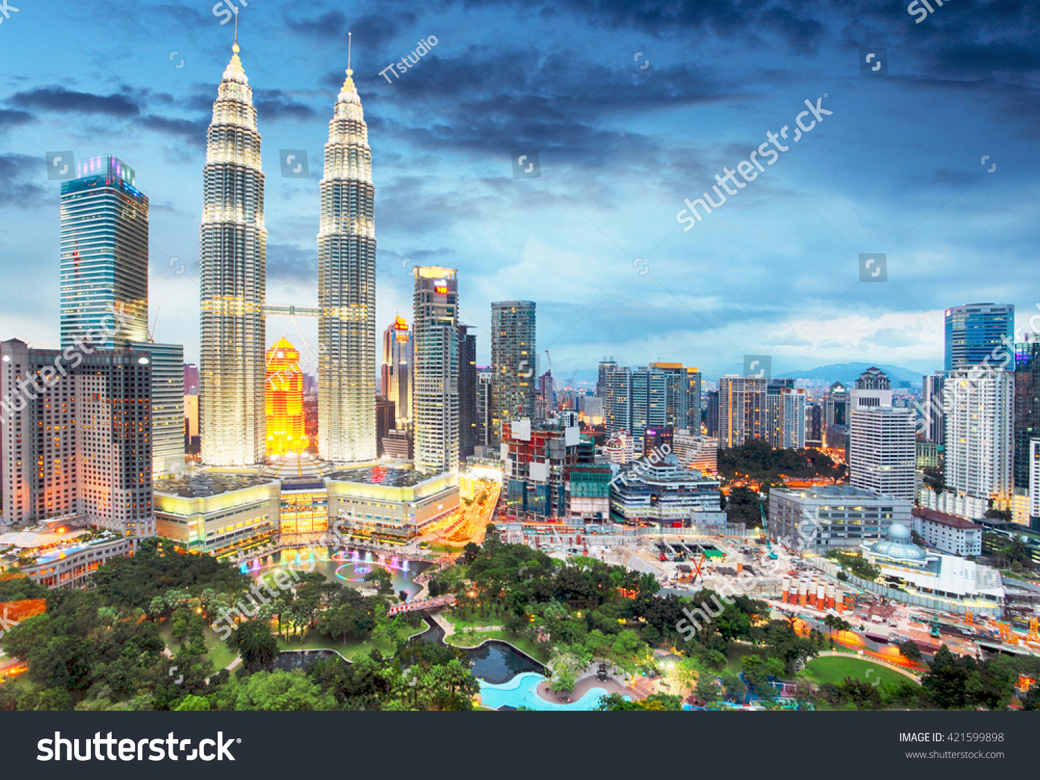 Kuala Lumpur, Malaysia skyline. #421599898