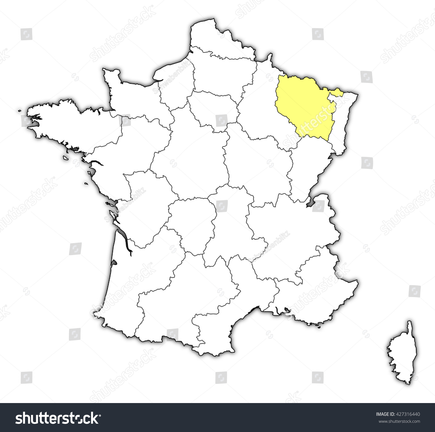 Map - France, Lorraine - Royalty Free Stock Photo 427316440 - Avopix.com