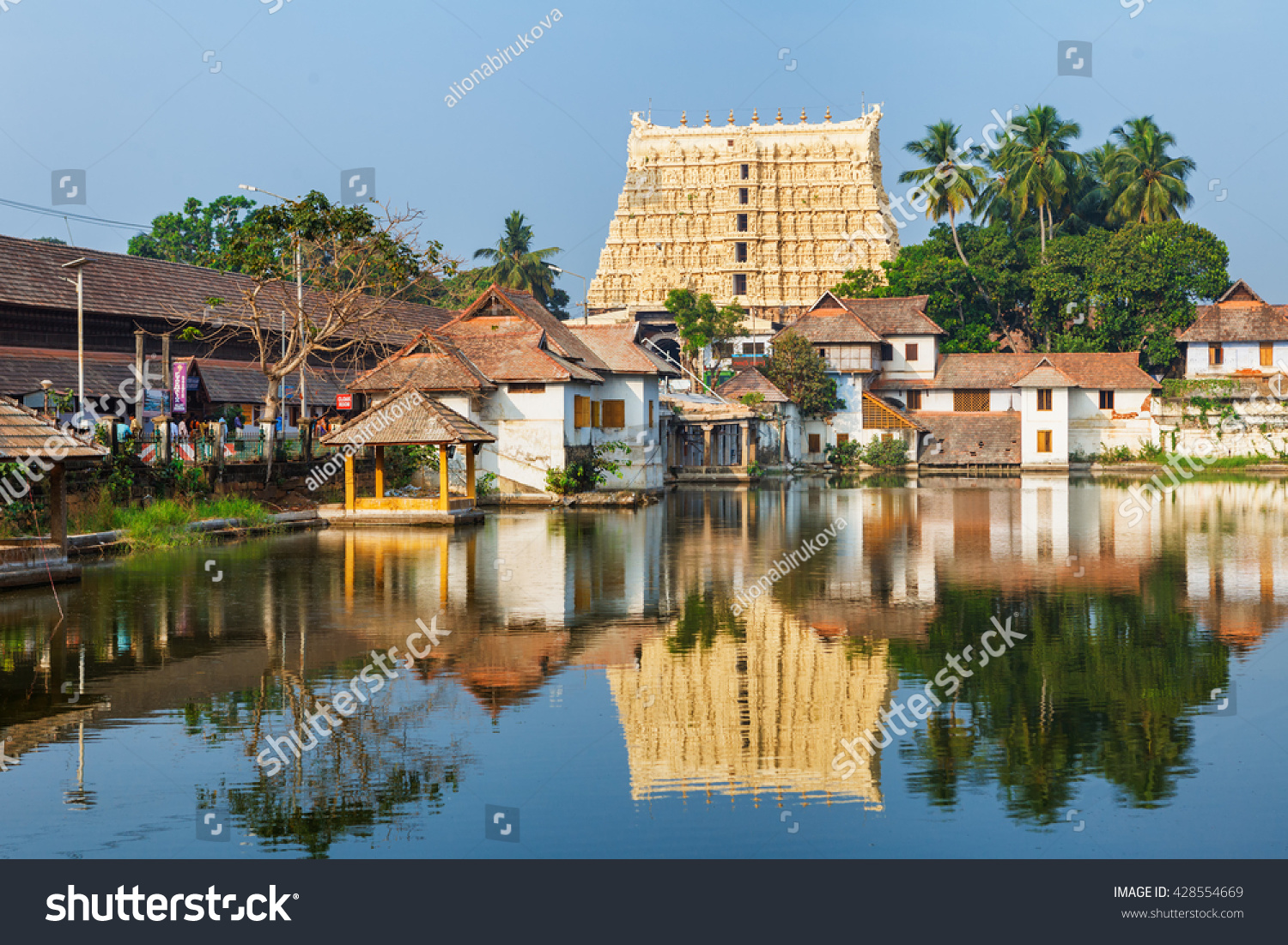 Sri Padmanabhaswamy temple in Trivandrum Kerala India #428554669