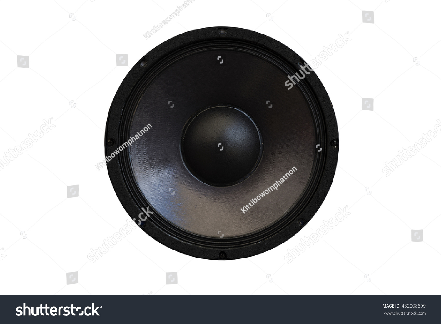 Loud speaker isolated on background #432008899