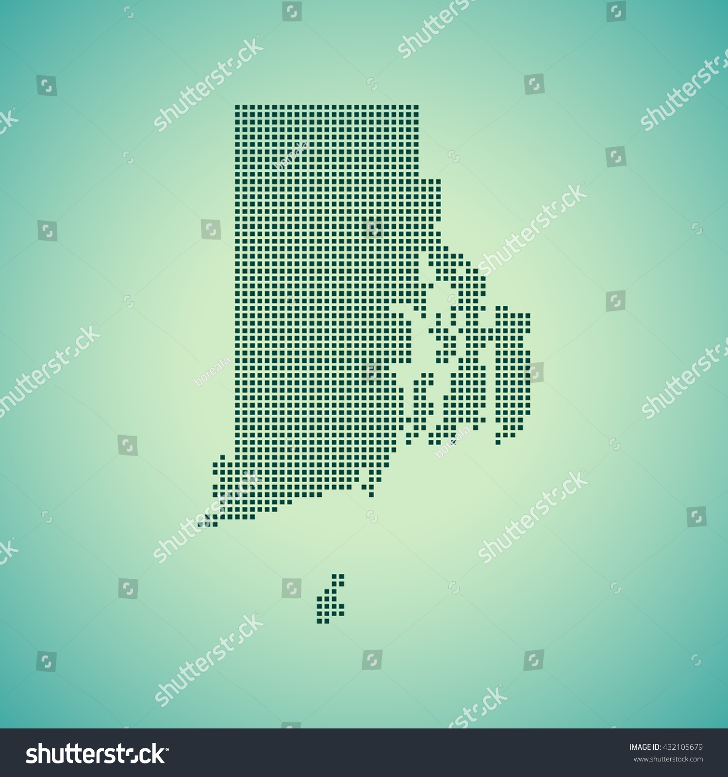 map of Rhode Island #432105679