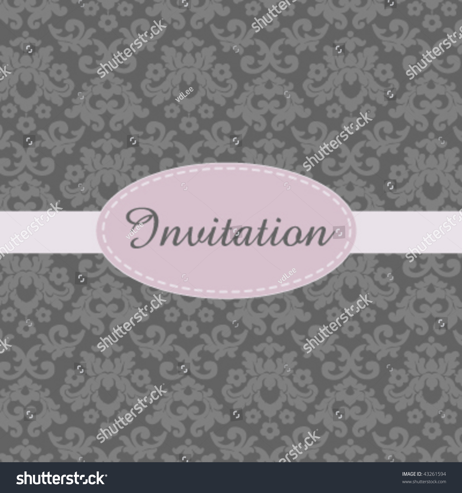 Invitation card - Royalty Free Stock Vector 43261594 - Avopix.com