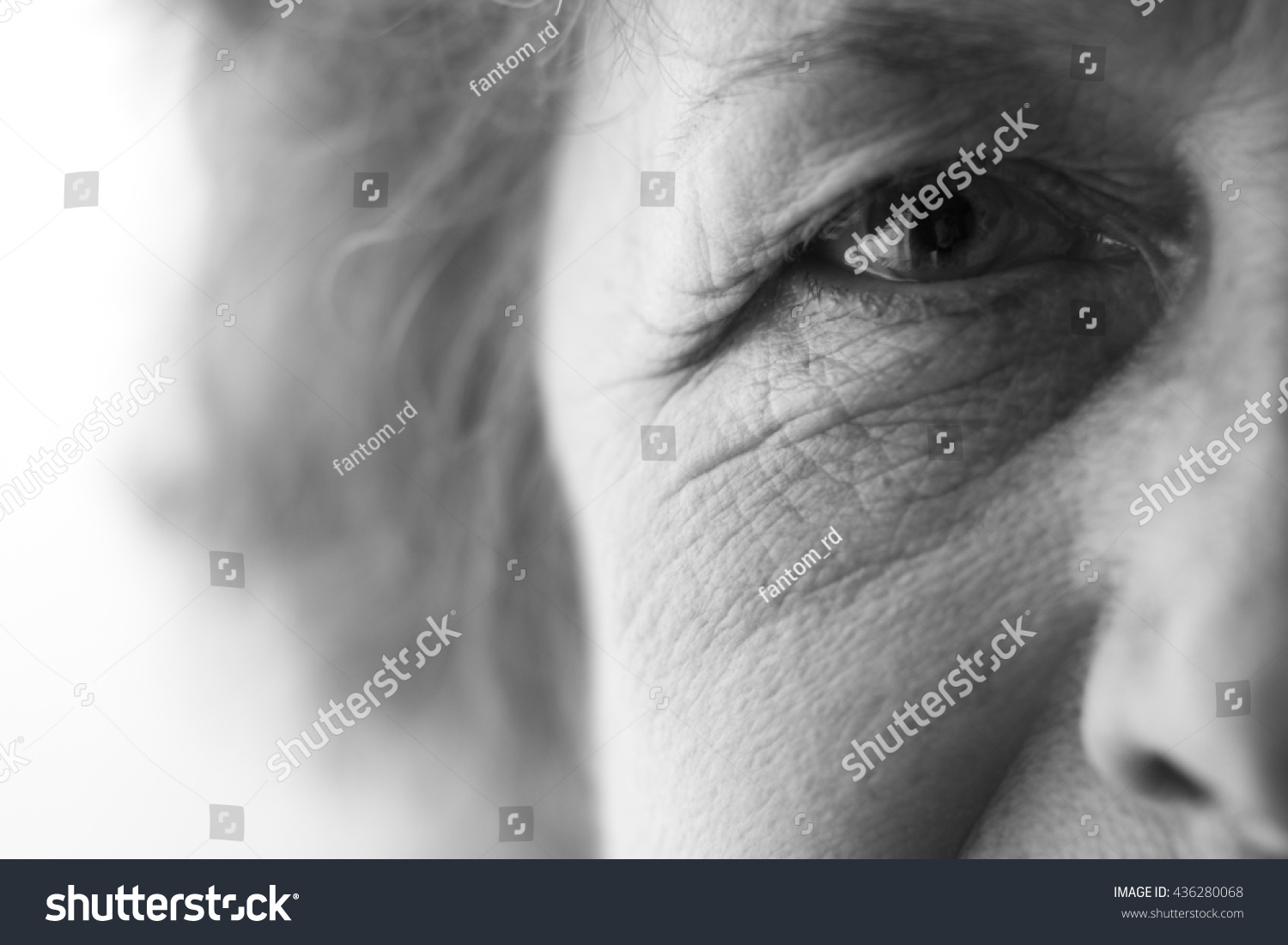 eyes of an elderly woman #436280068