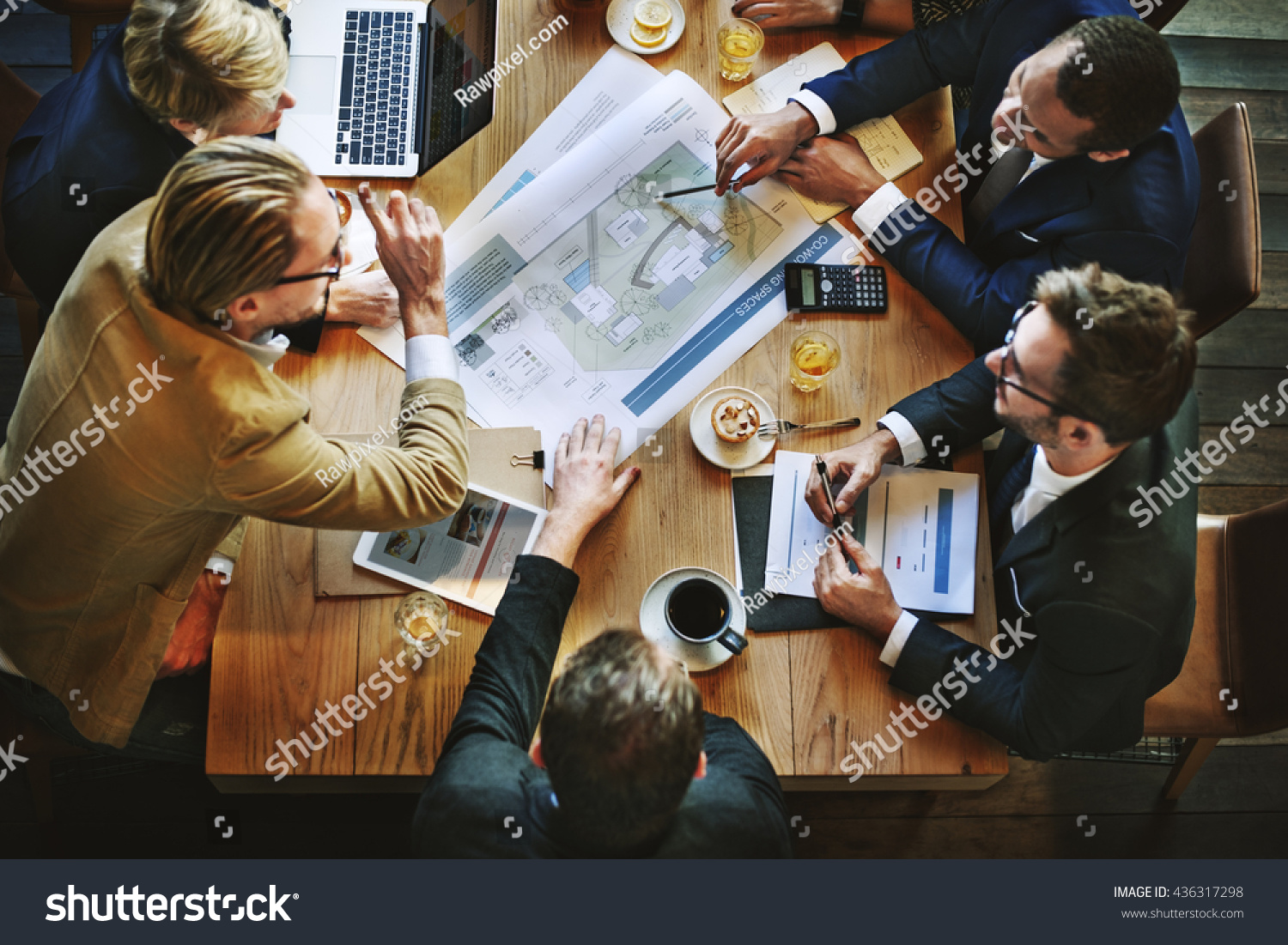 Team Meeting Brainstorming Planning Analysing Concept #436317298