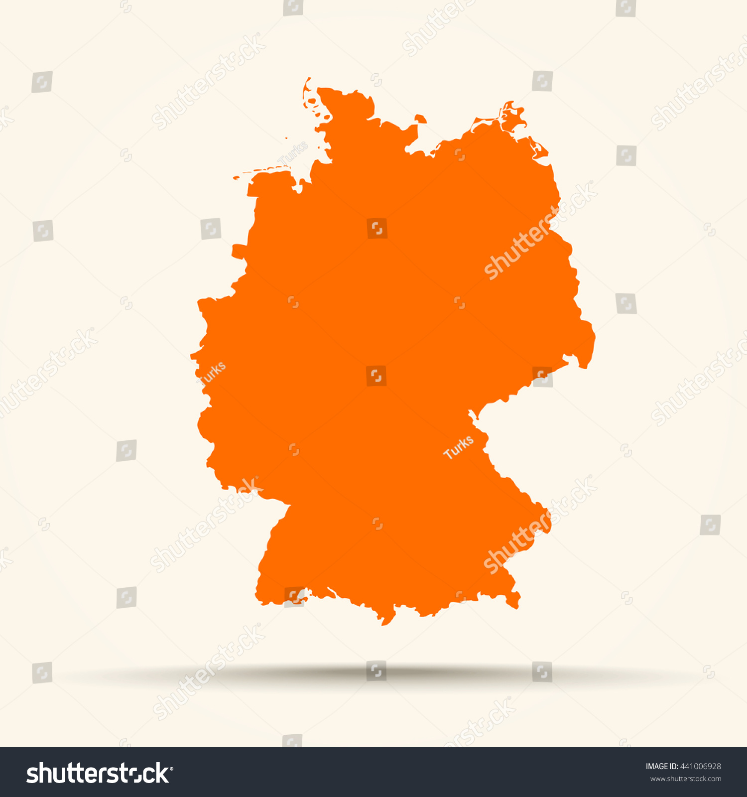 Orange Germany Map Illustration



 #441006928