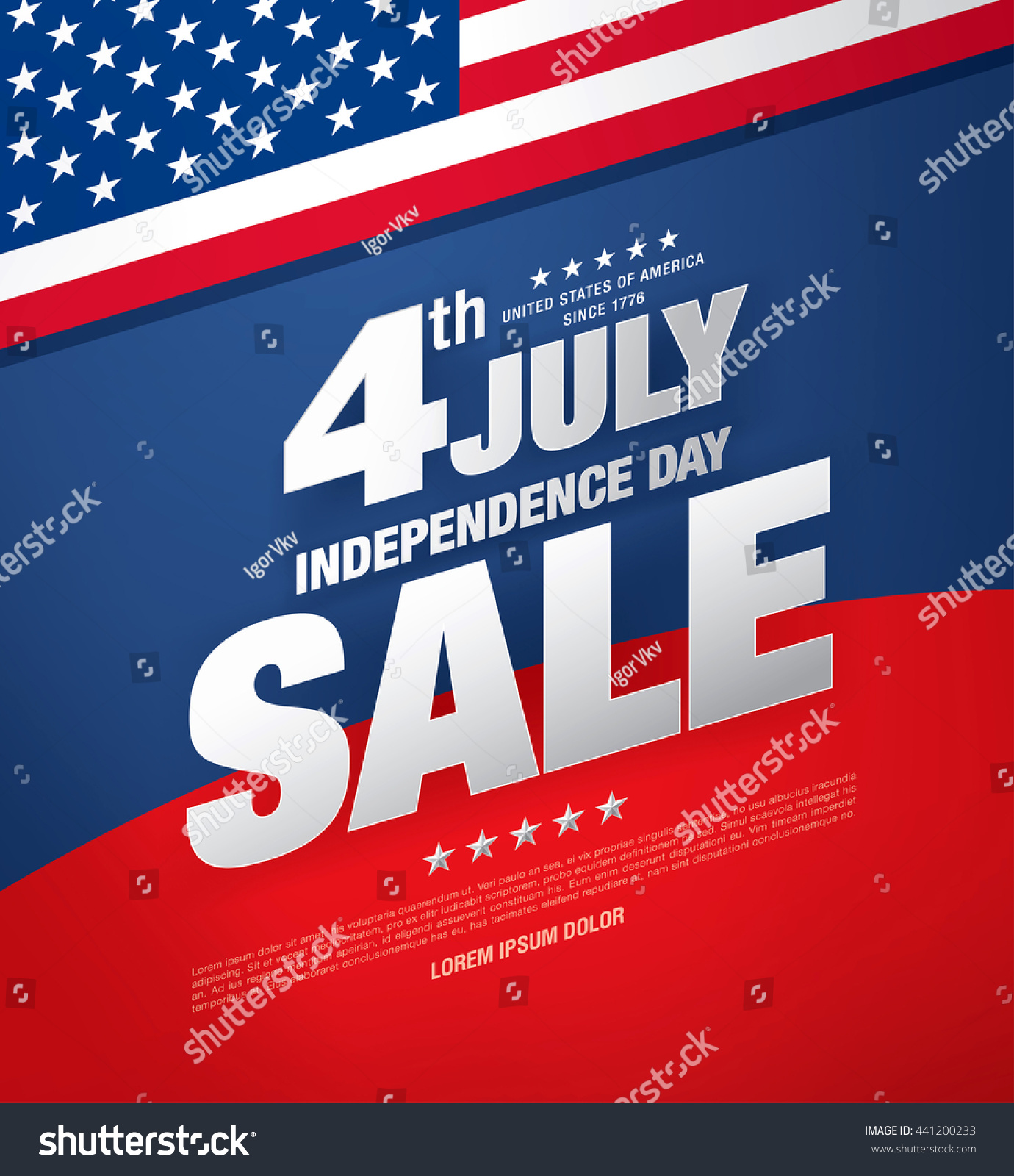 fourth-of-july-independence-day-sale-banner-royalty-free-stock