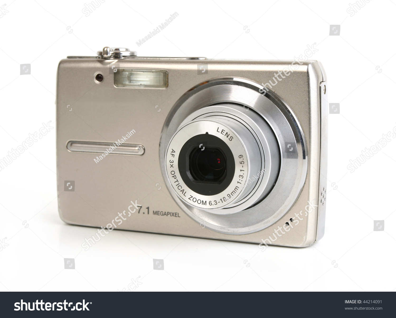 Digital camera isolated on white background #44214091