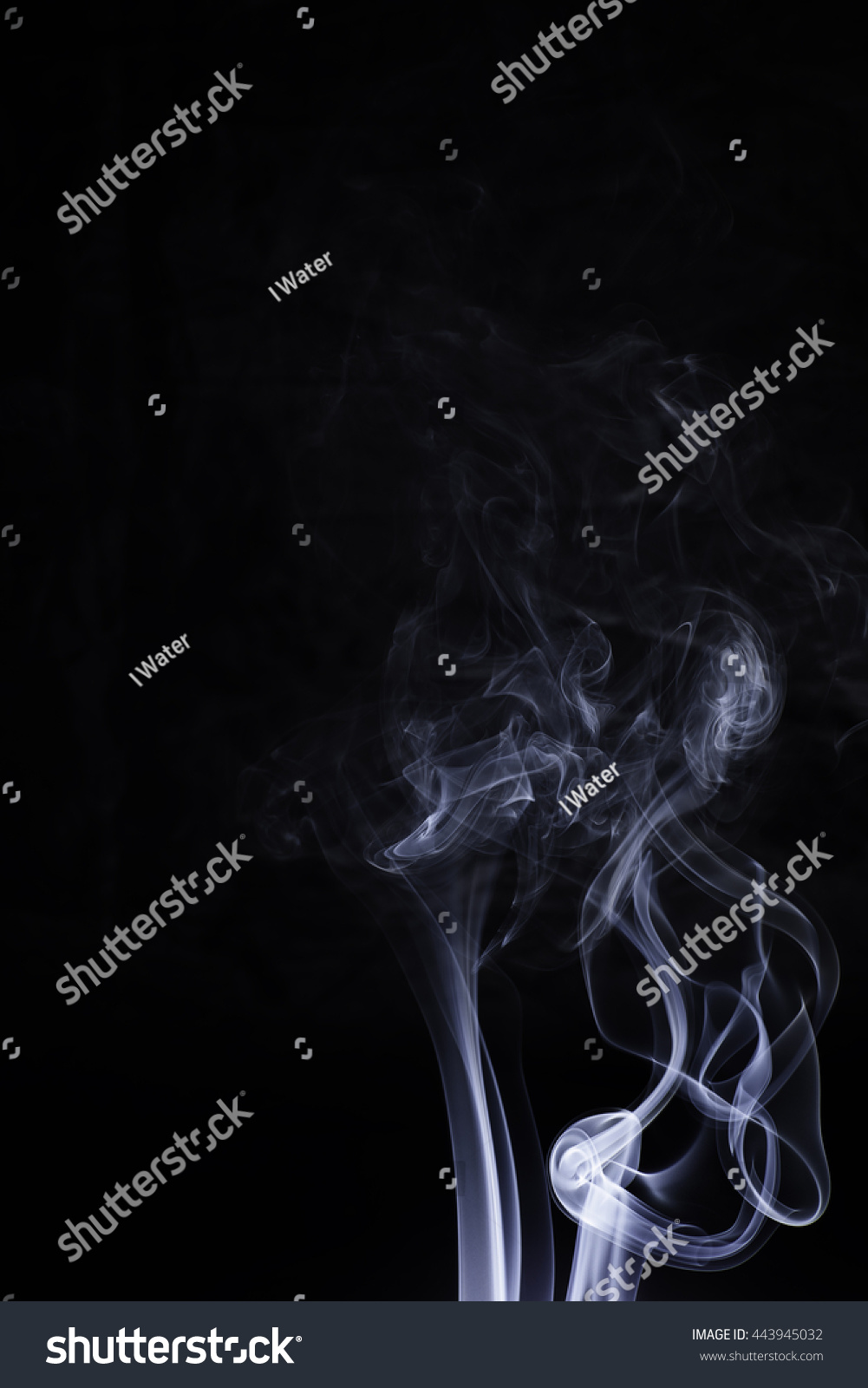 Smoke and Black Background #443945032