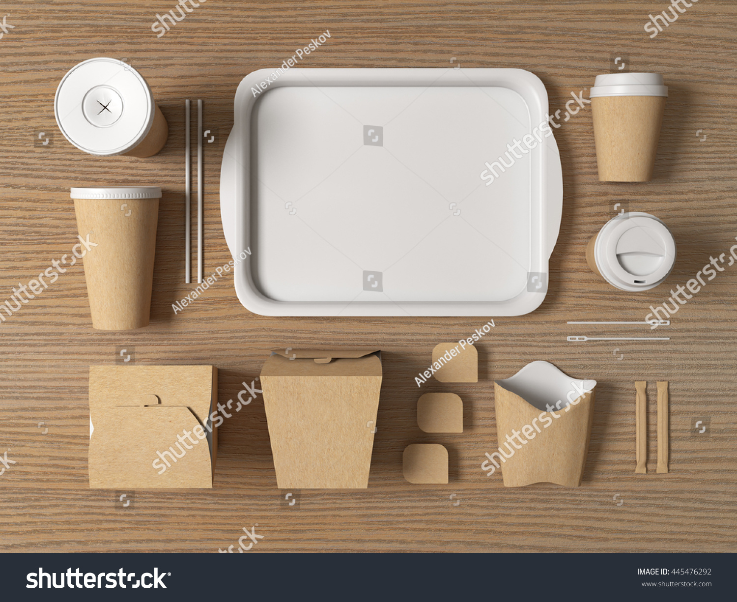 Download Burger Bar Set Craft Paper Blank Design Fast Royalty Free Stock Photo 445476292 Avopix Com