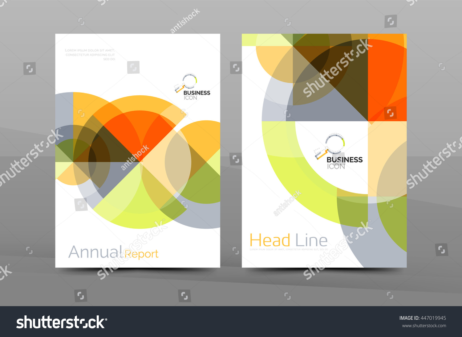 Business cover page design, brochure flyer - Royalty Free Stock Vector ...