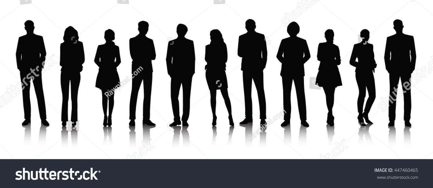 Business People Silhouettes #447460465
