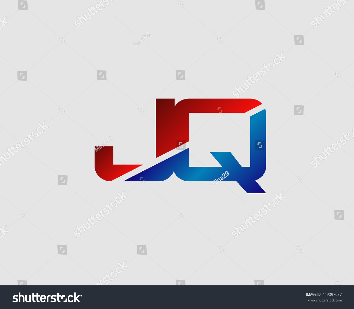 JQ logo or signature started by j letter, modern - Royalty Free Stock ...